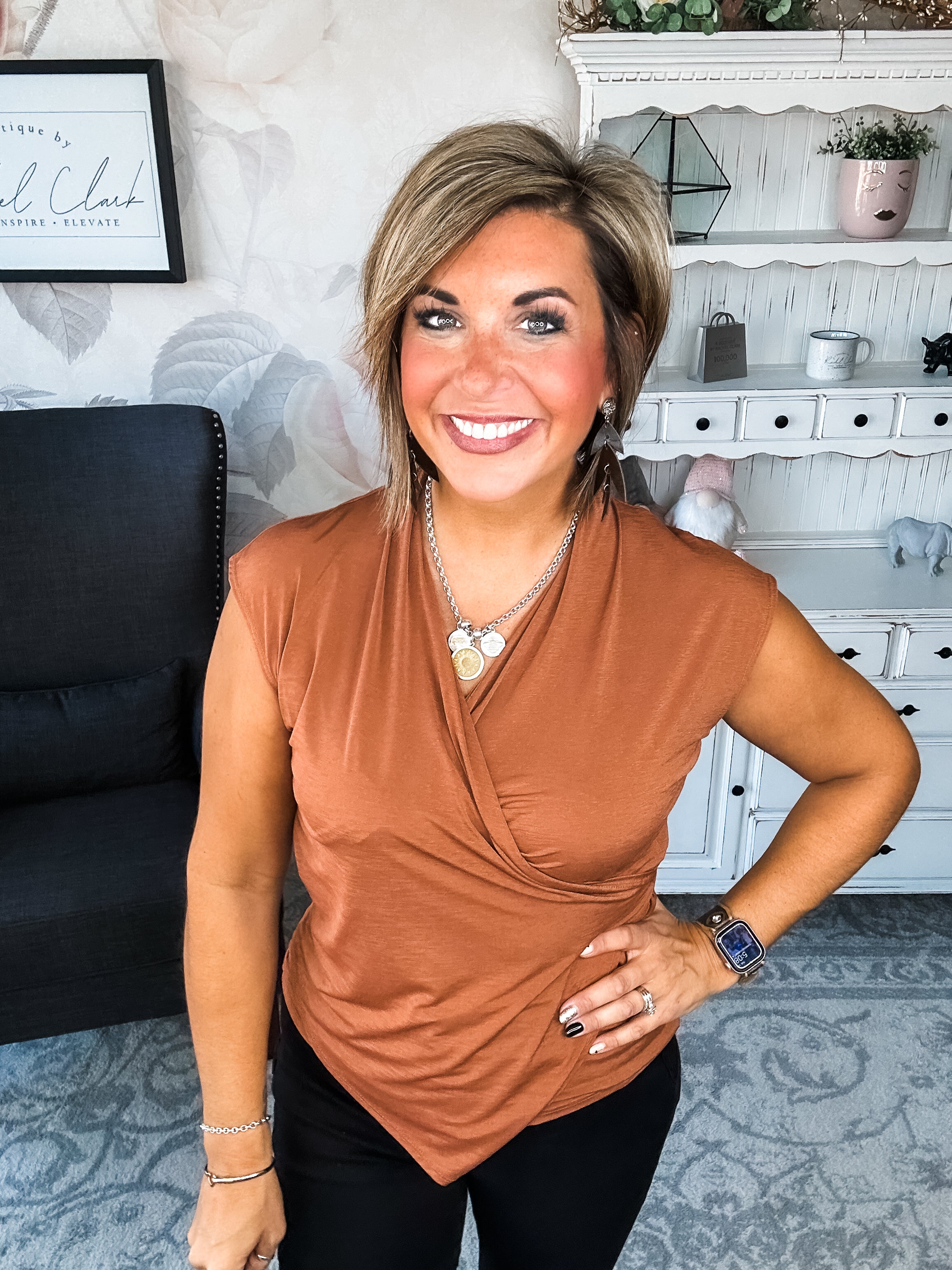 Hopefully Today Crossover Tank - Rust