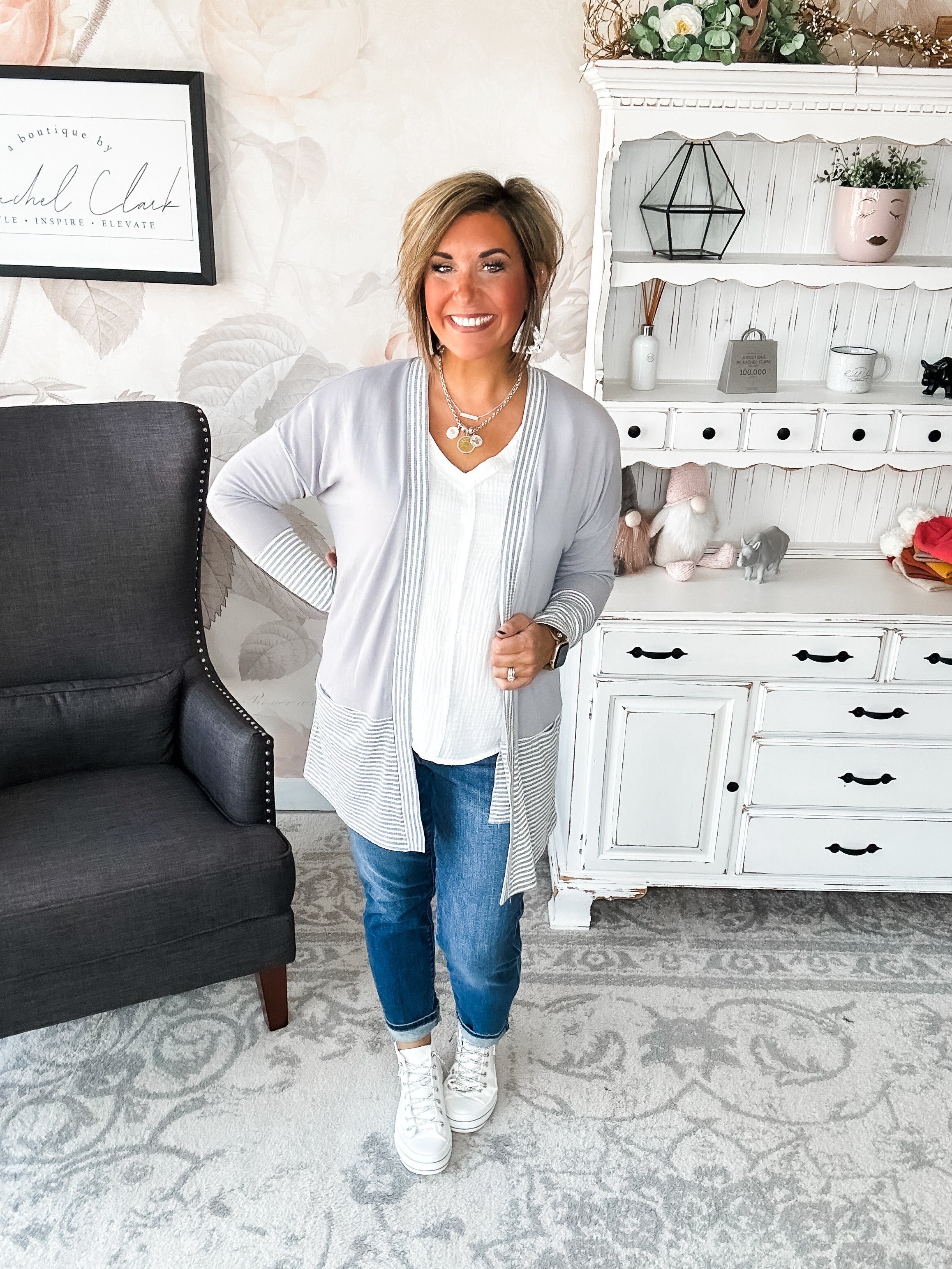 Forever Isn't Long Enough Cardigan - Grey