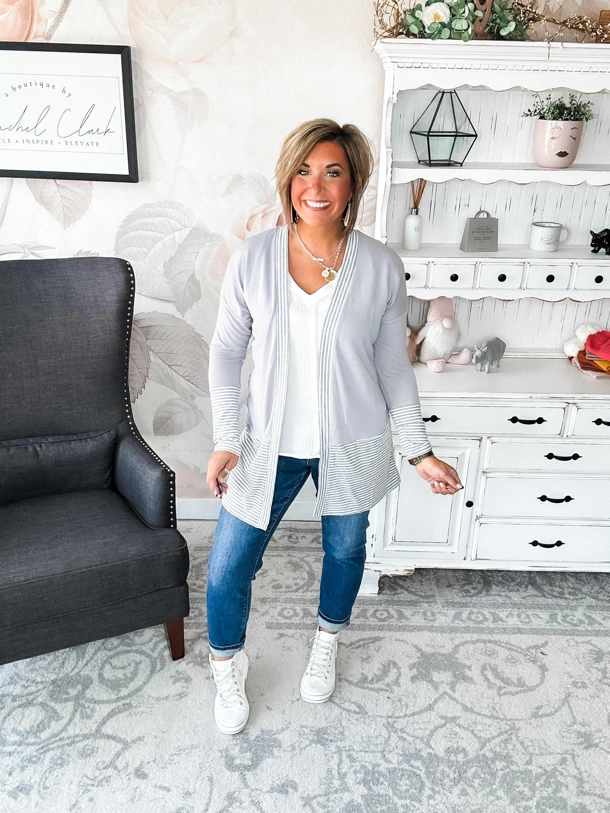 Forever Isn't Long Enough Cardigan - Grey