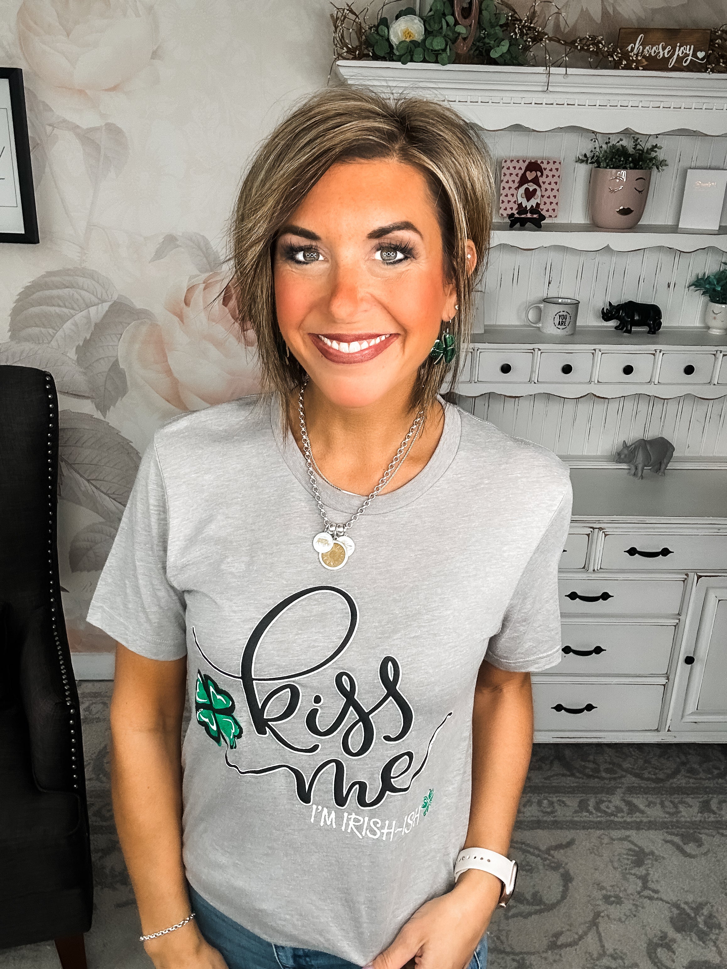 Kiss Me I'm Irish-ish Graphic Tee