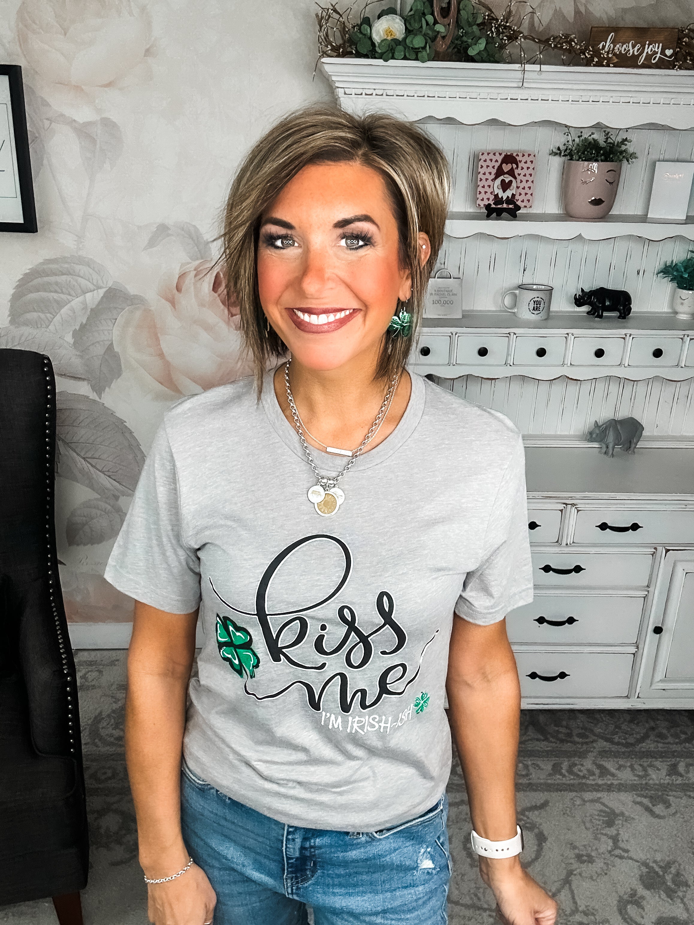 Kiss Me I'm Irish-ish Graphic Tee