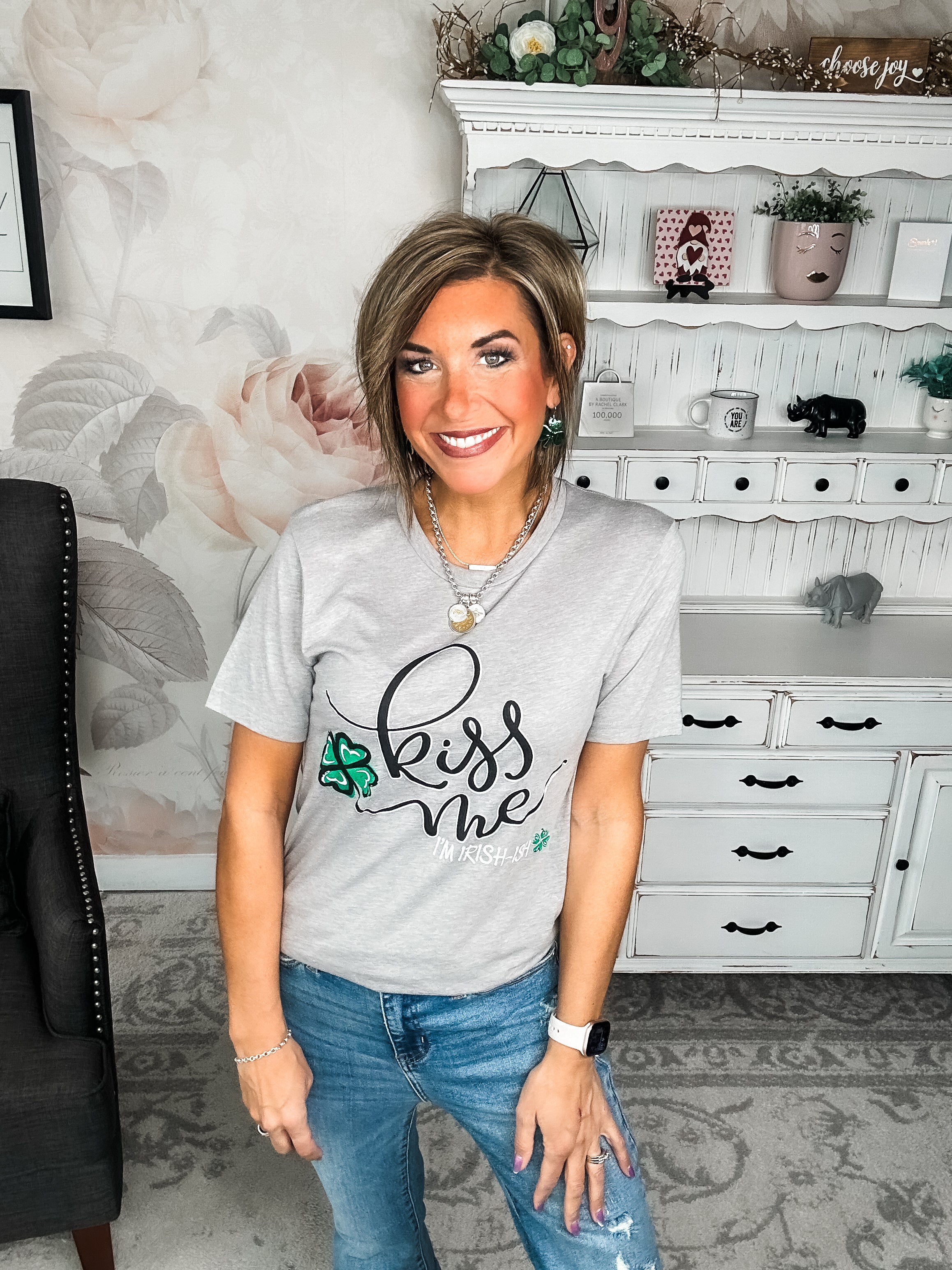 Kiss Me I'm Irish-ish Graphic Tee