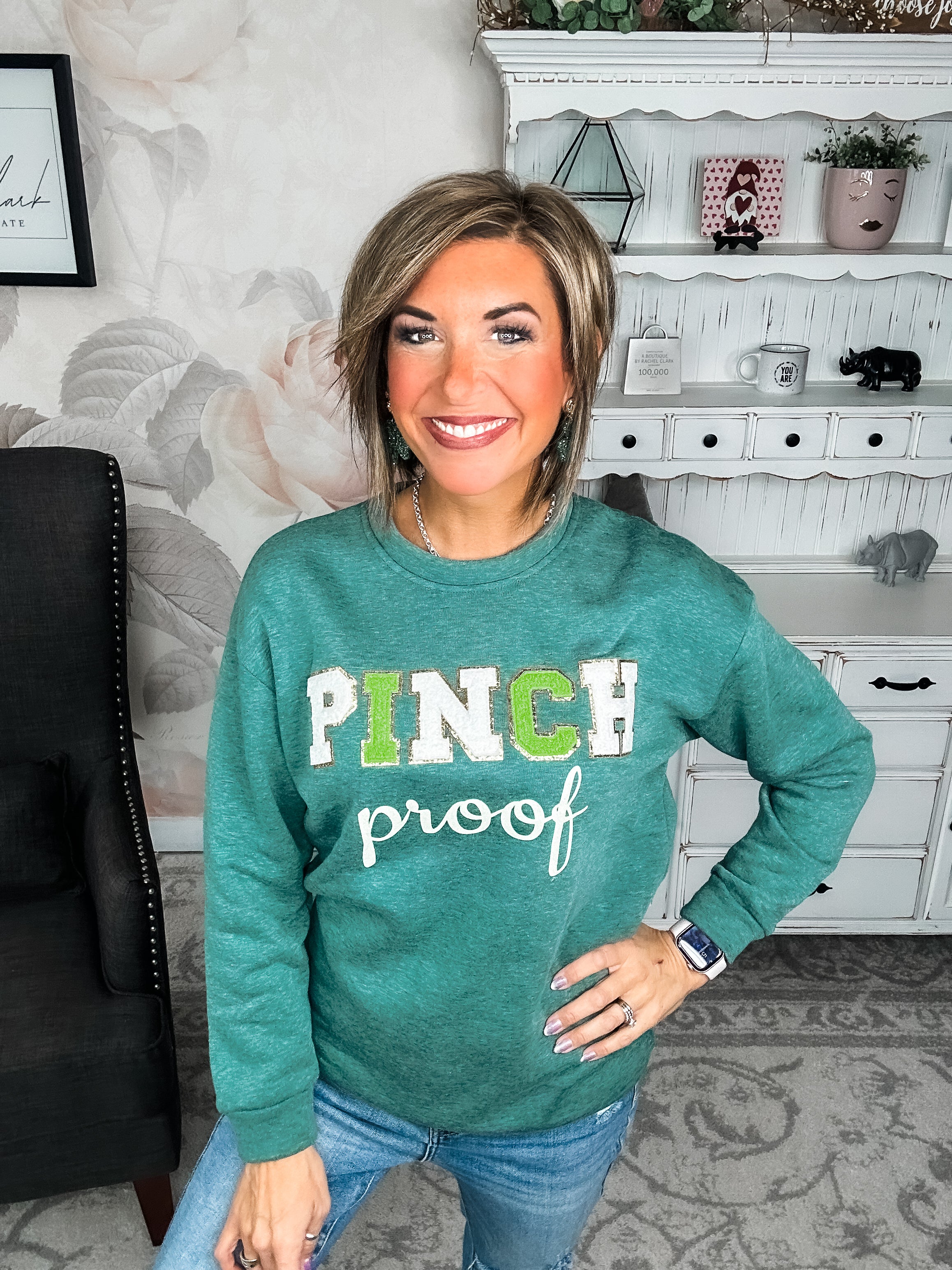 Pinch Proof Chenille Sweatshirt