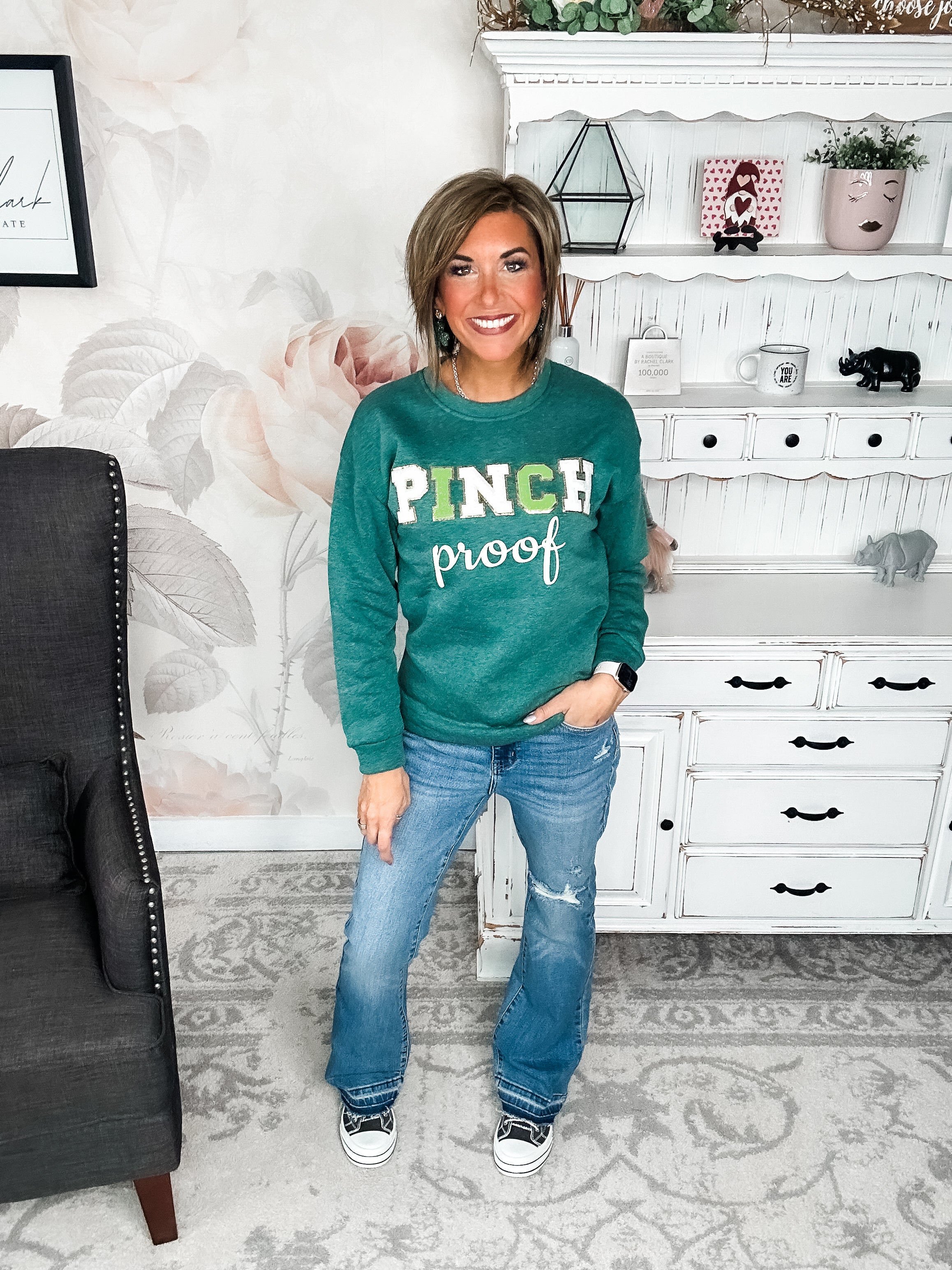 Pinch Proof Chenille Sweatshirt