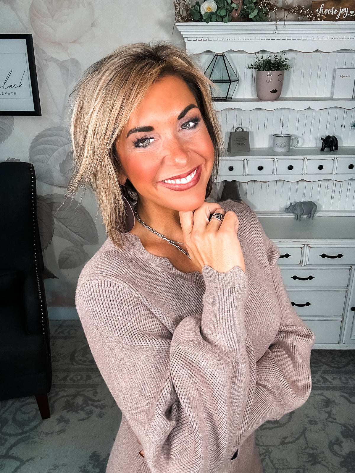 Positive Vibes Sweater Dress