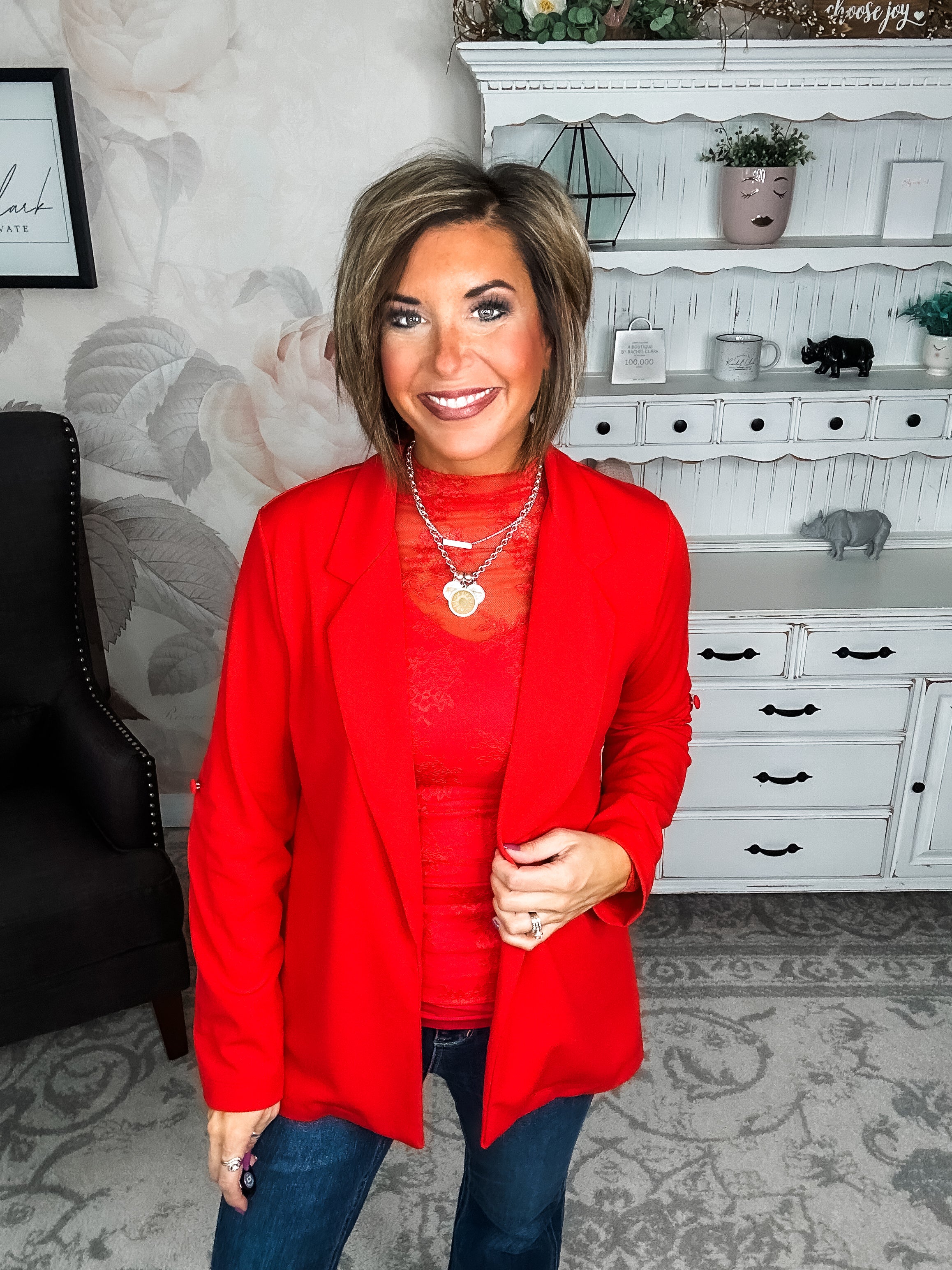 What I Live For Blazer - Red