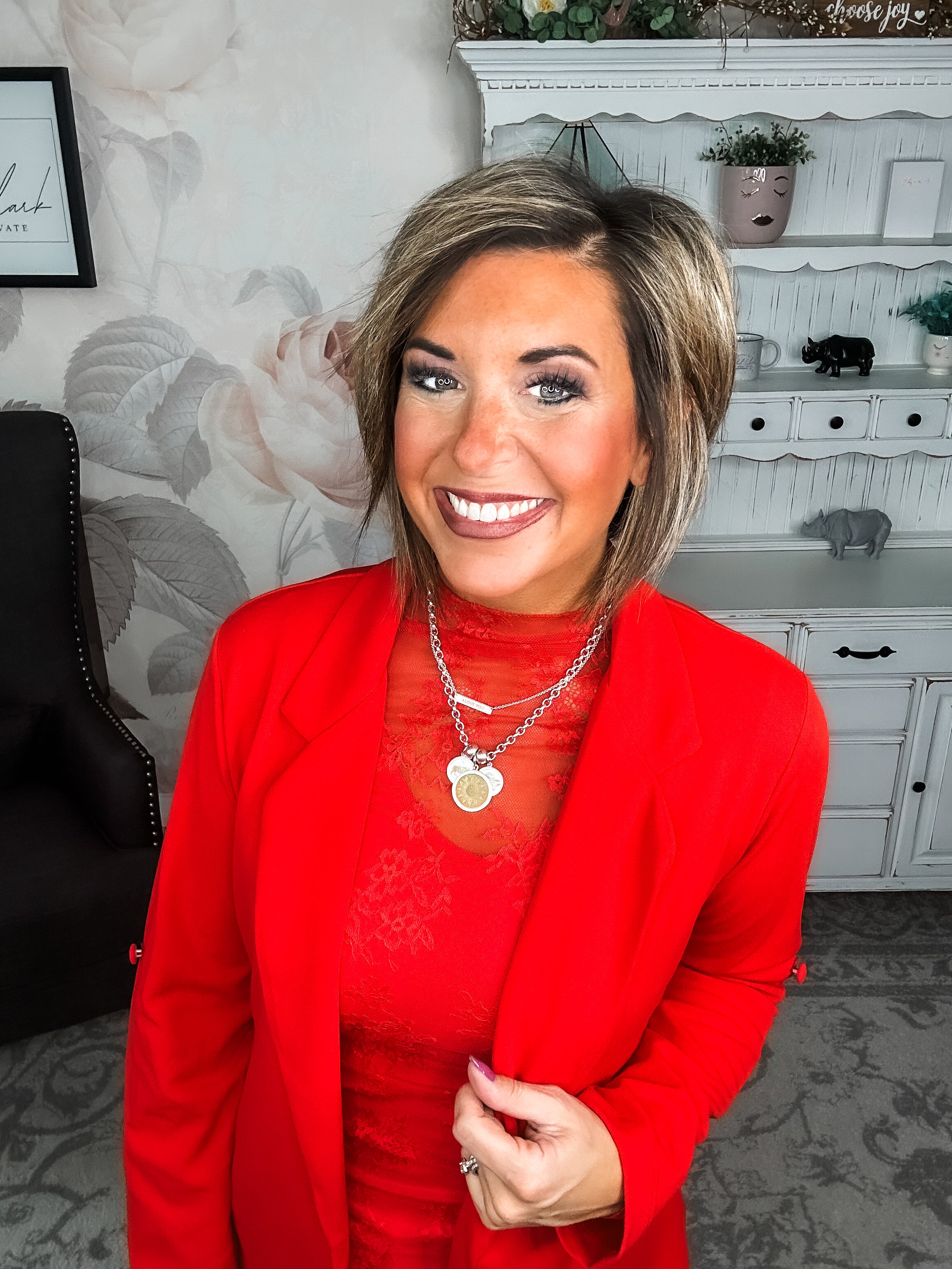 What I Live For Blazer - Red