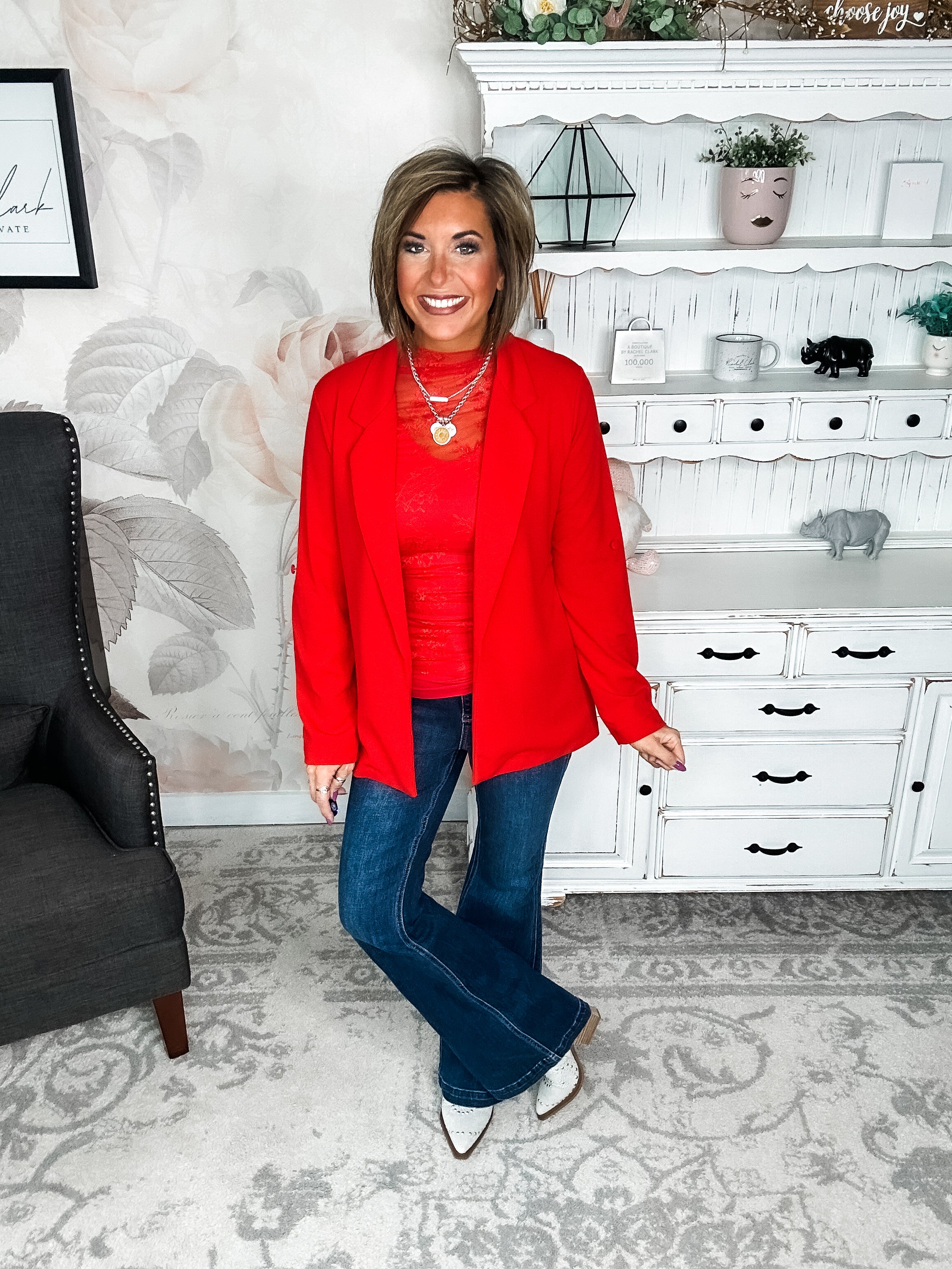 What I Live For Blazer - Red