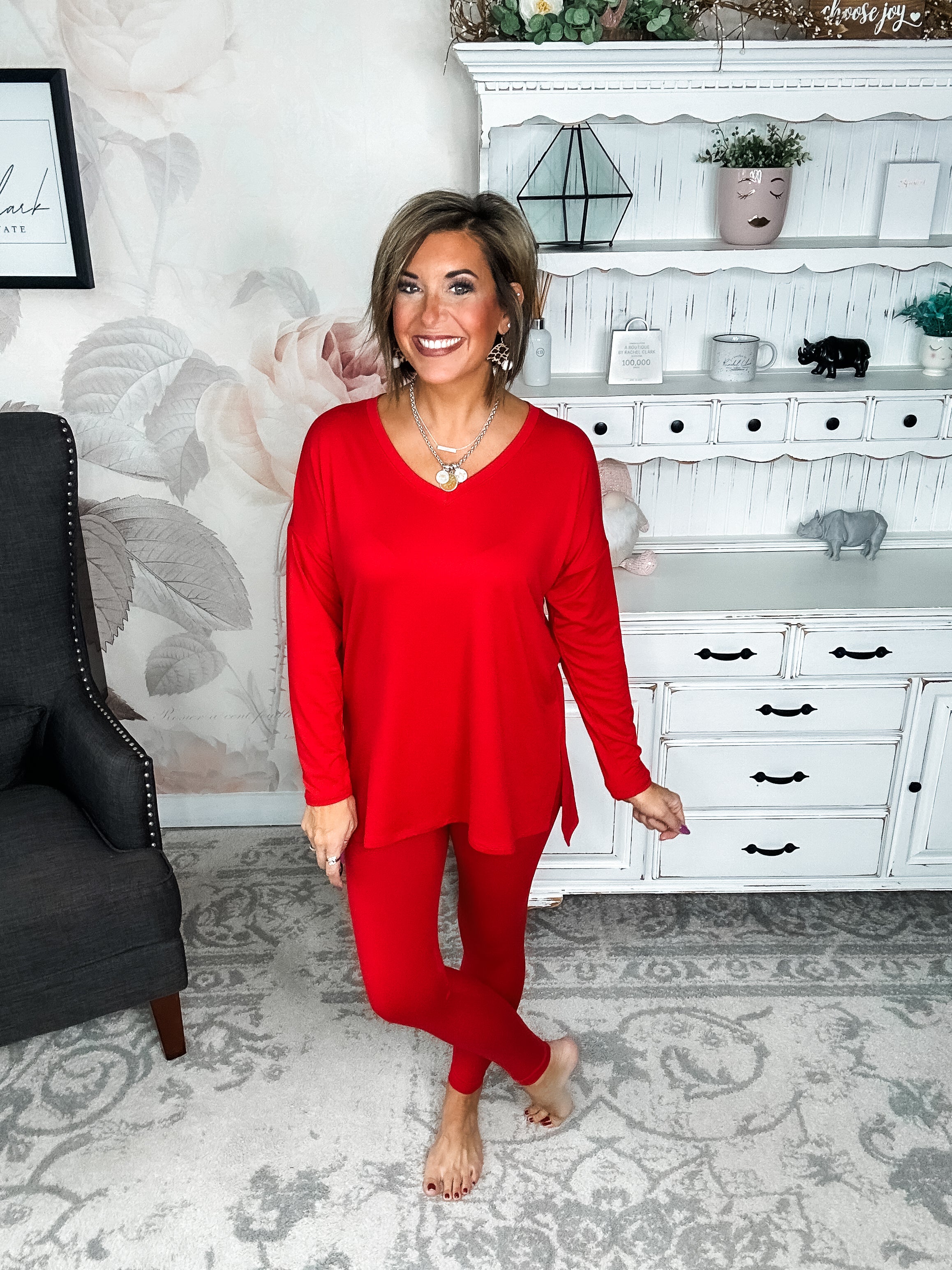 You Can't Resist This Lounge Set - Ruby