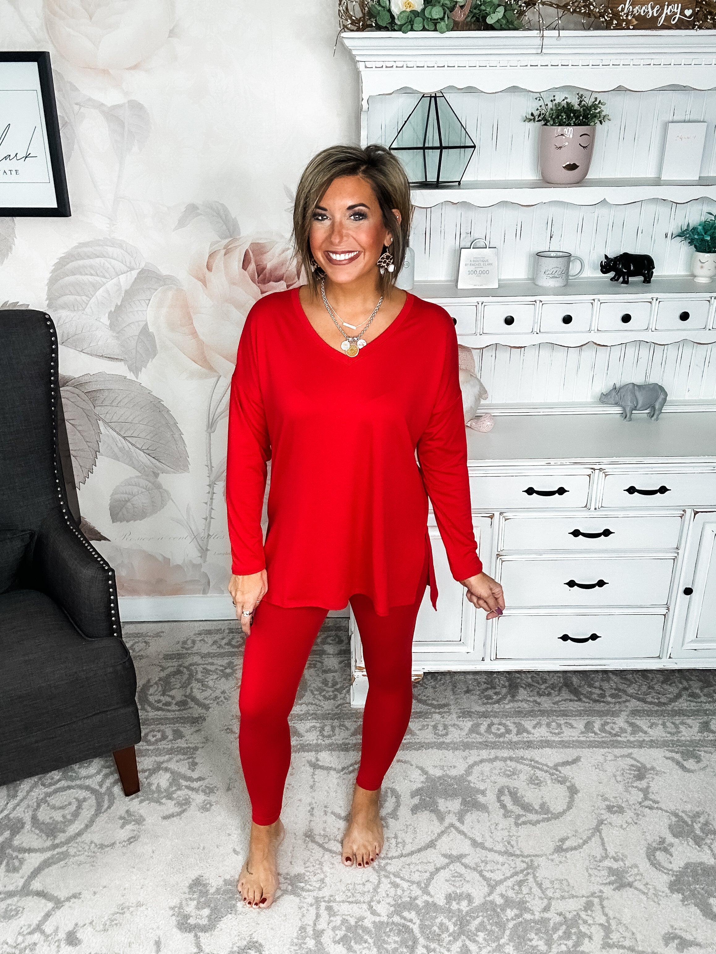 You Can't Resist This Lounge Set - Ruby