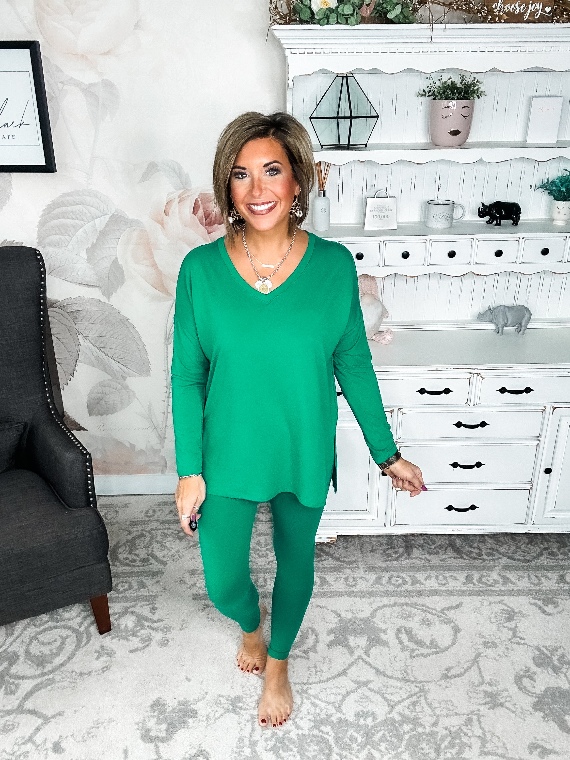 You Can't Resist This Lounge Set - Forest