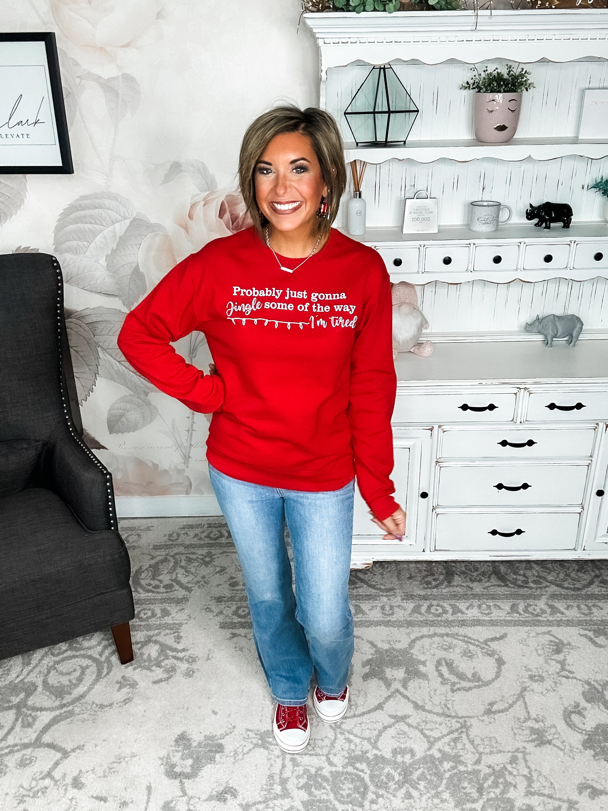 Jingle Some Of The Way Graphic Sweatshirt