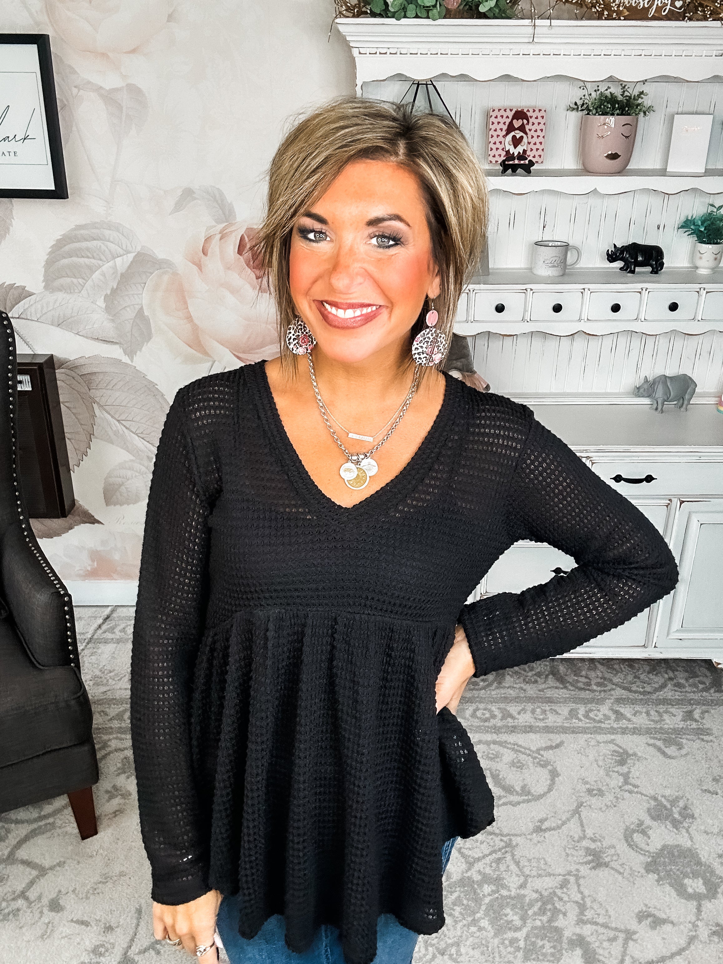 Until We Weren't Babydoll Top