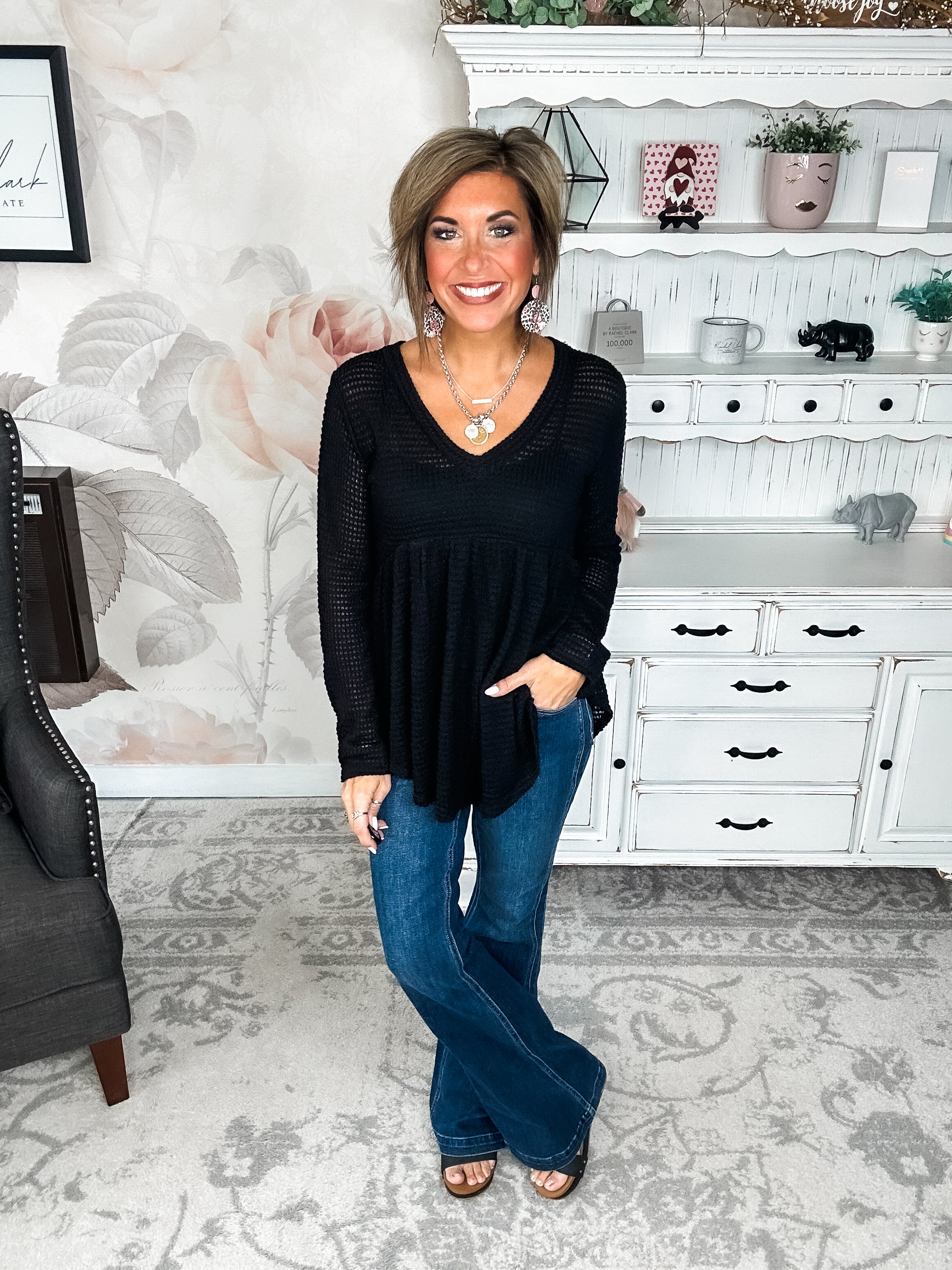 Until We Weren't Babydoll Top