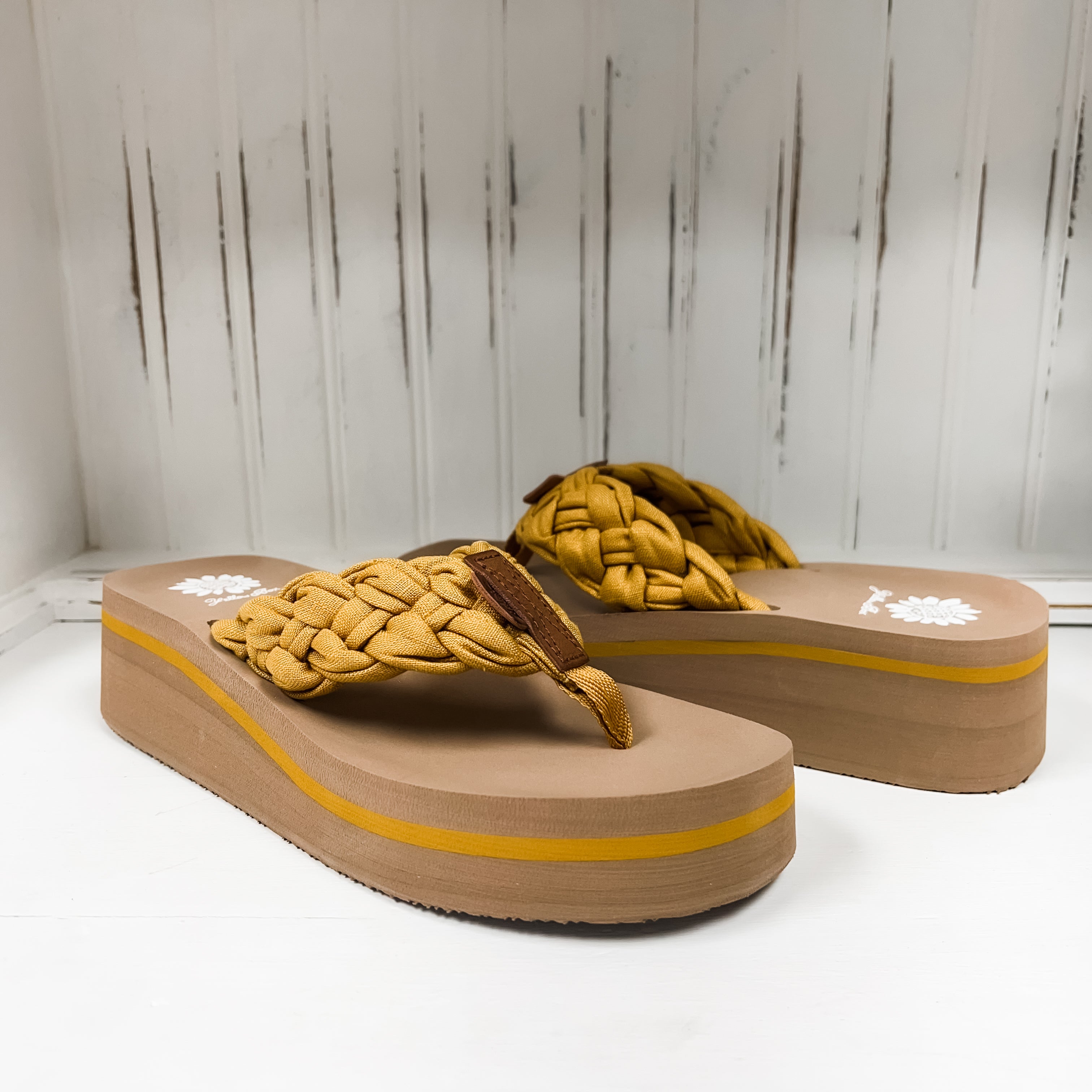 Karnika Platform Sandal - Marigold