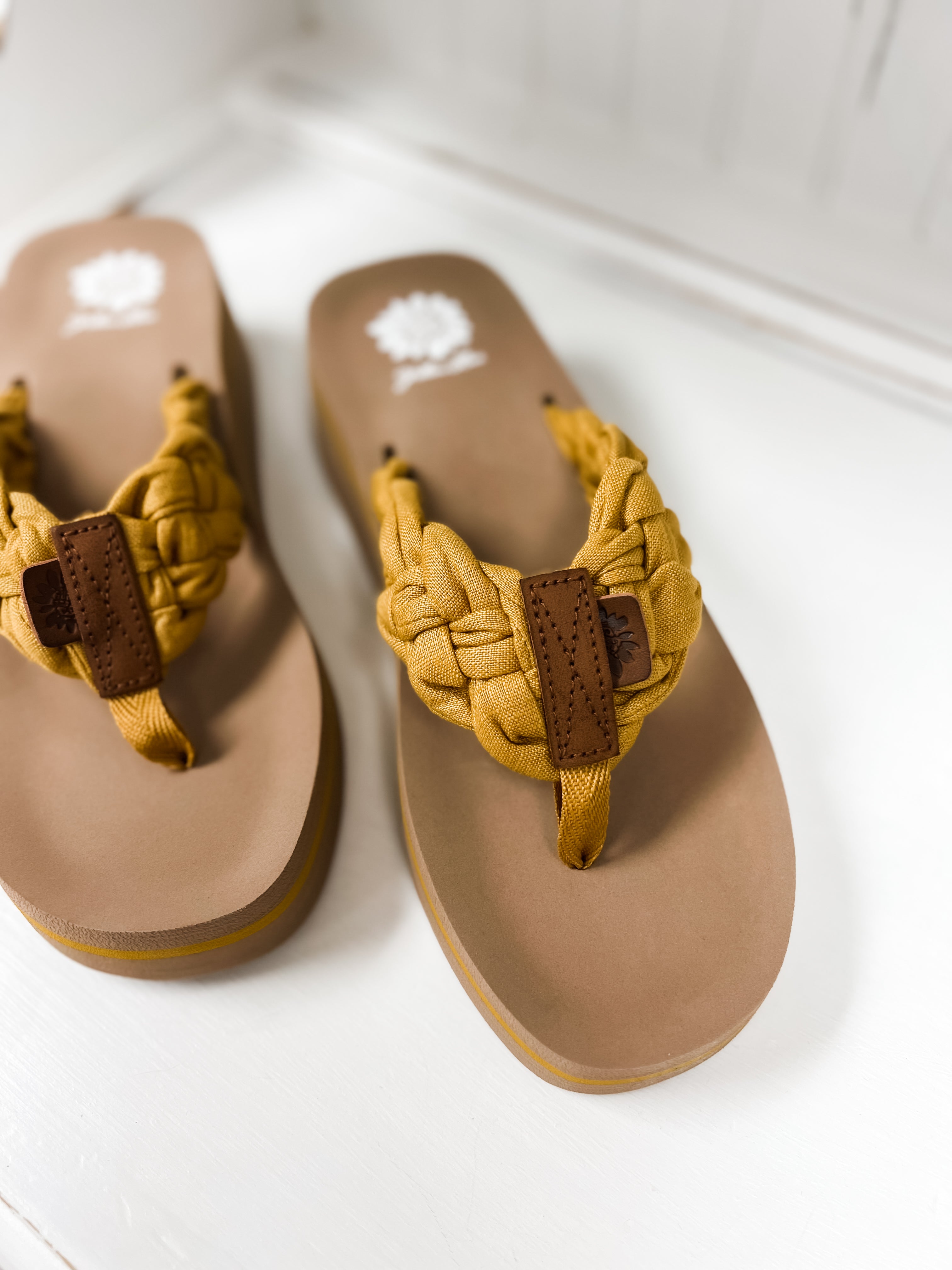 Karnika Platform Sandal - Marigold