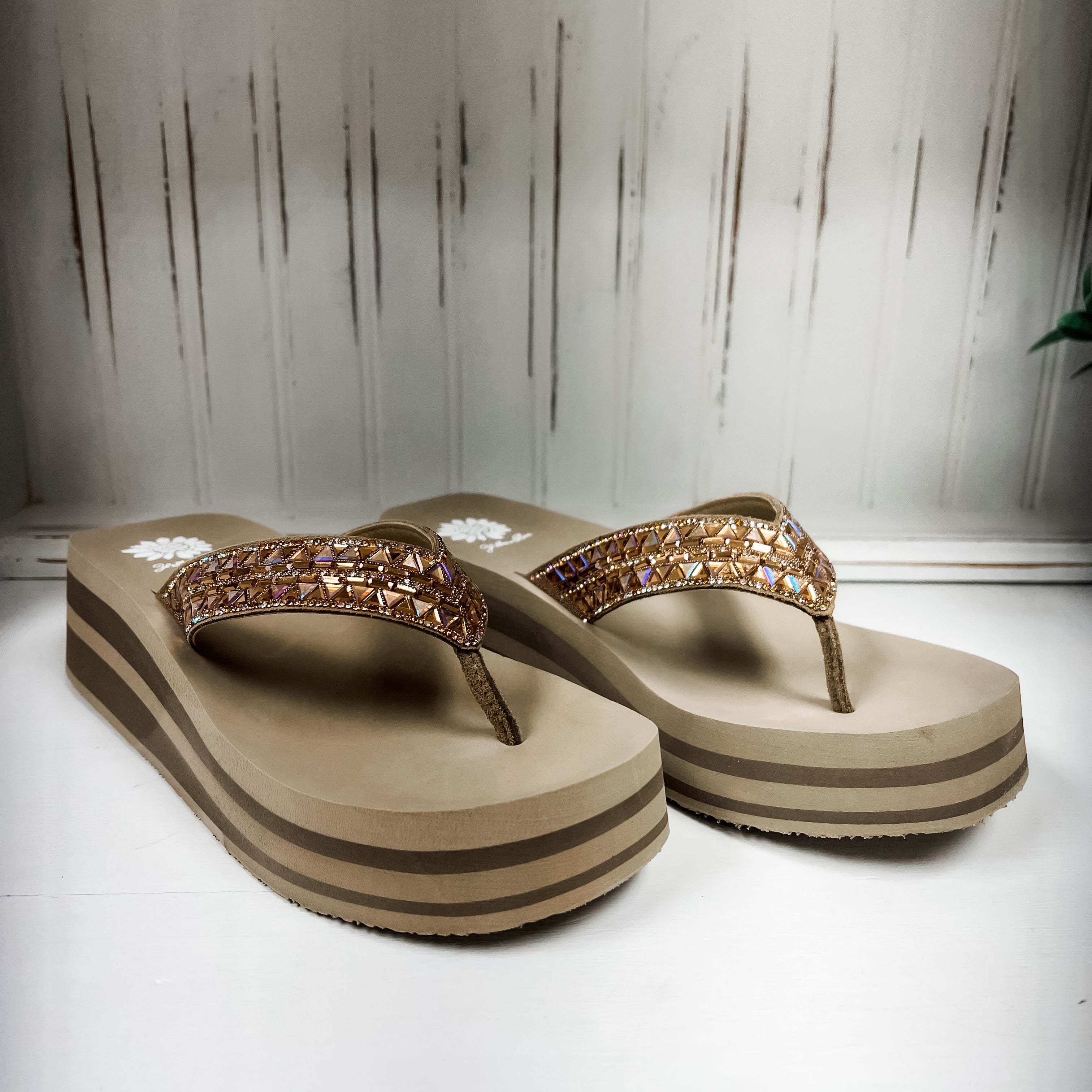 Kaduna Platform Sandal - Taupe