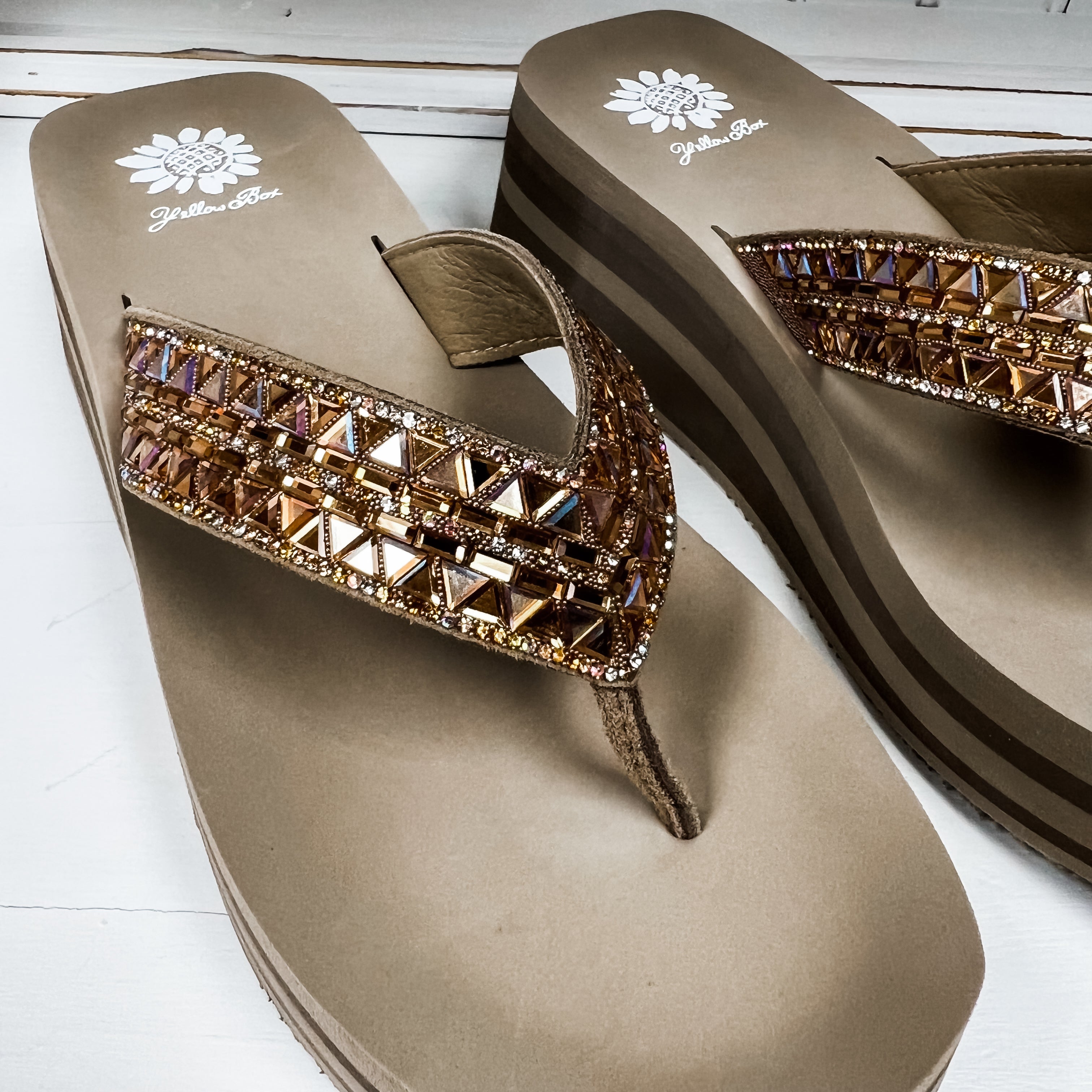 Kaduna Platform Sandal - Taupe