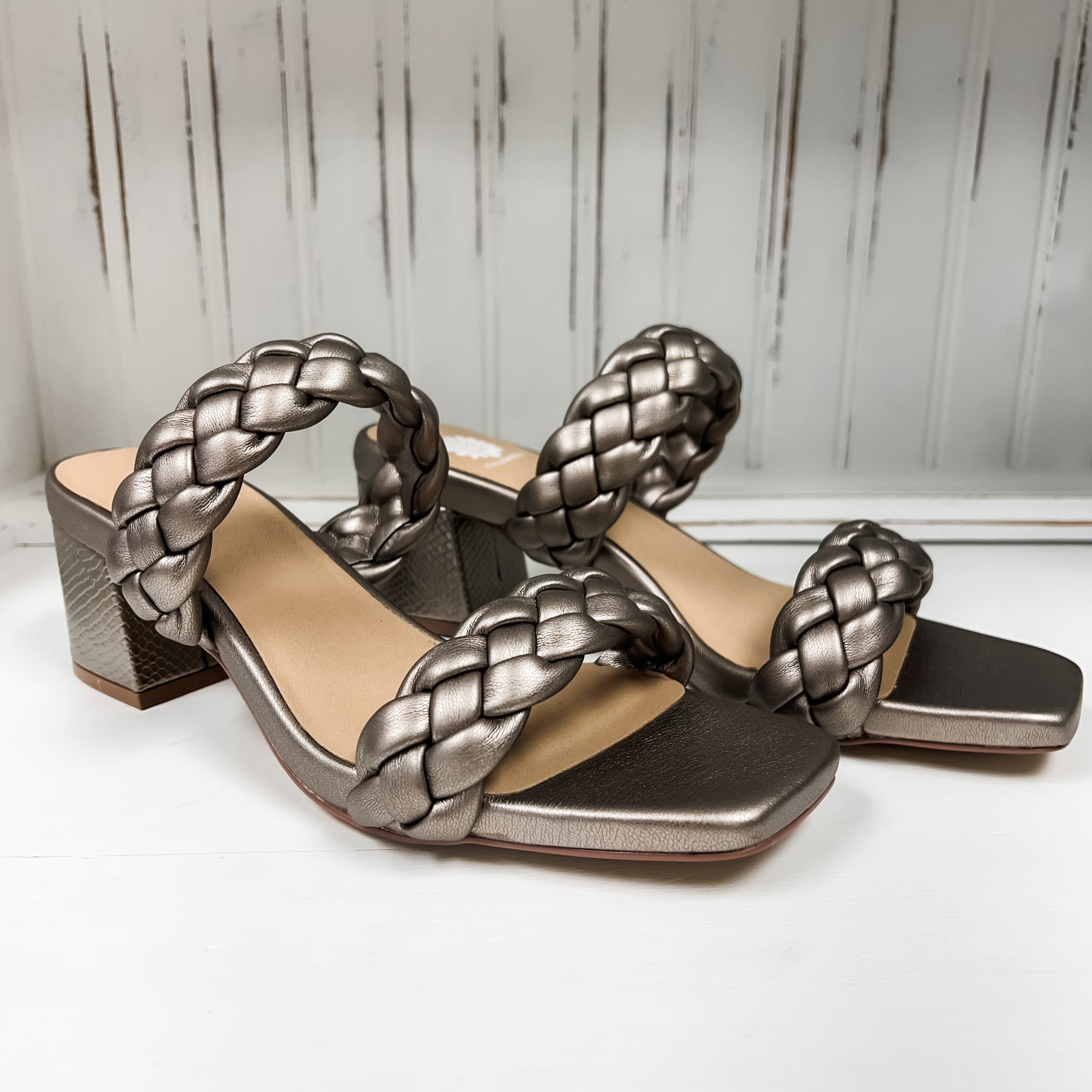 Carlen Heel Sandals - Bronze