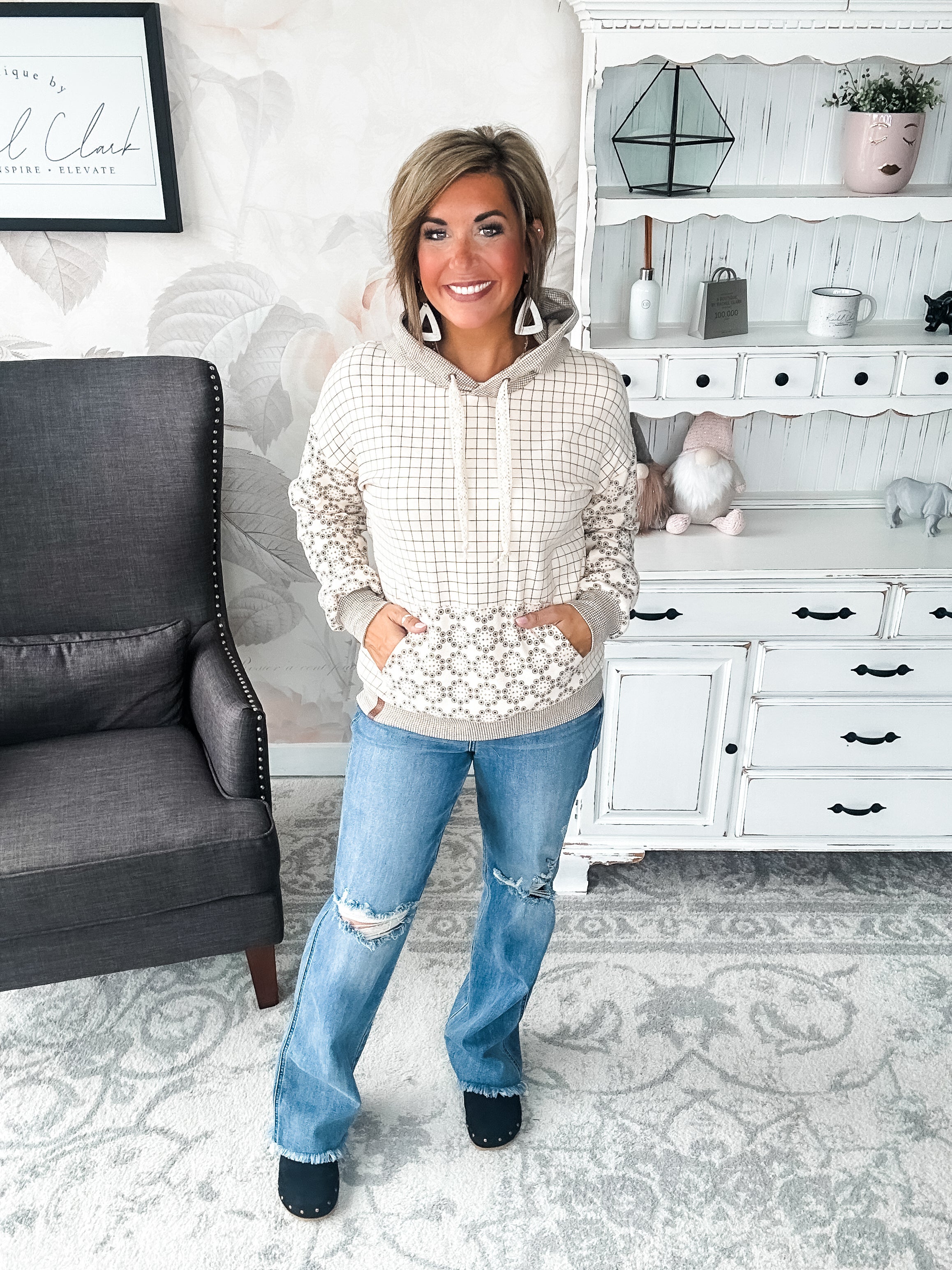 Ampersand Avenue University Hoodie - First Date