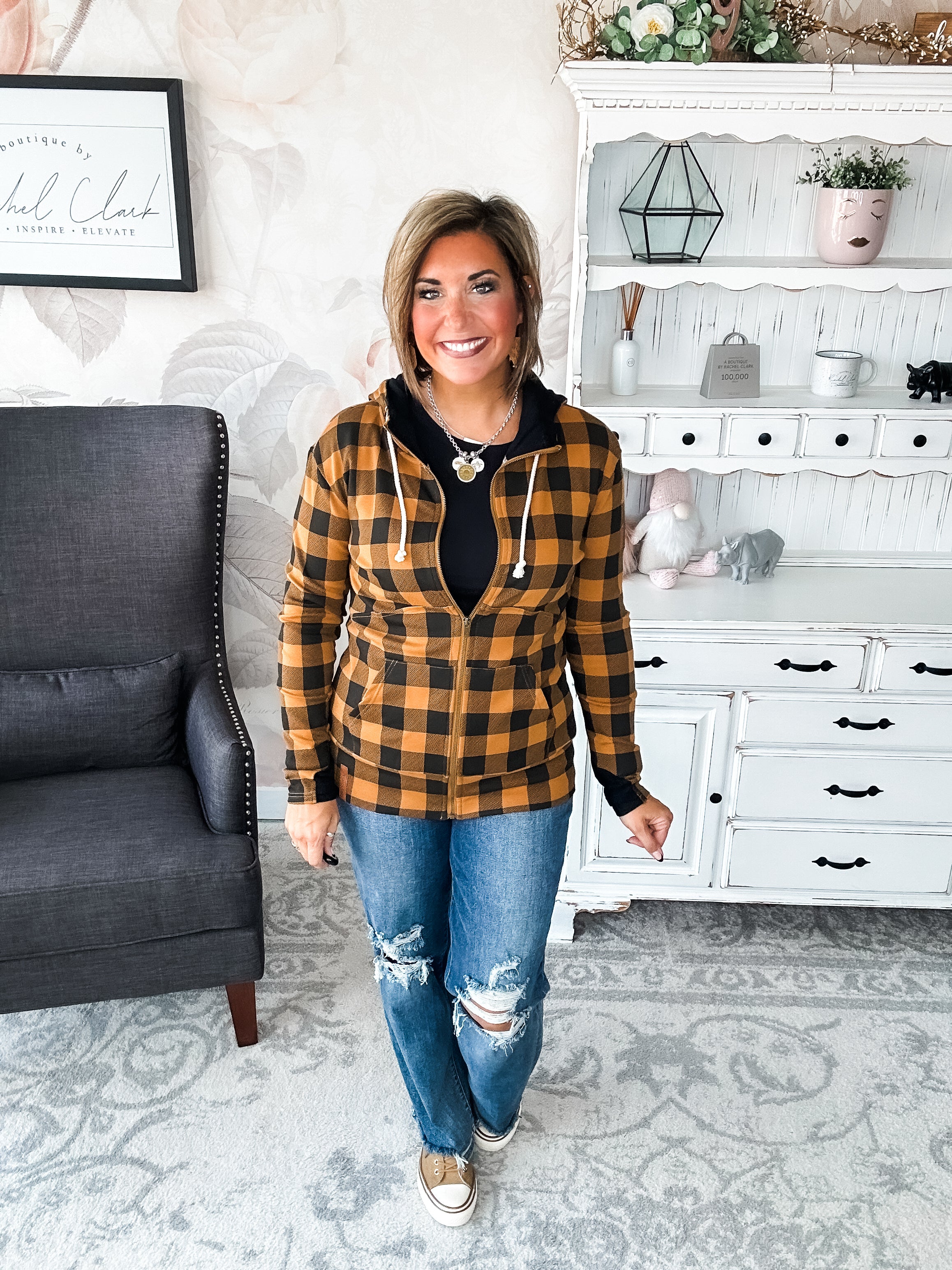 Ampersand Avenue Fullzip Sweatshirt Out of the Woods