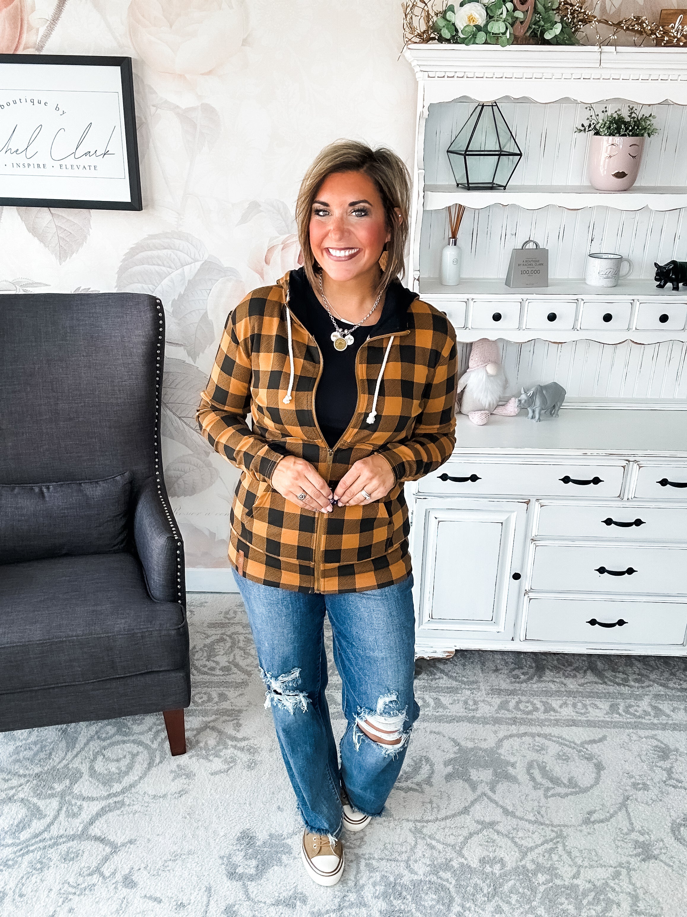 Ampersand Avenue Fullzip Sweatshirt Out of the Woods