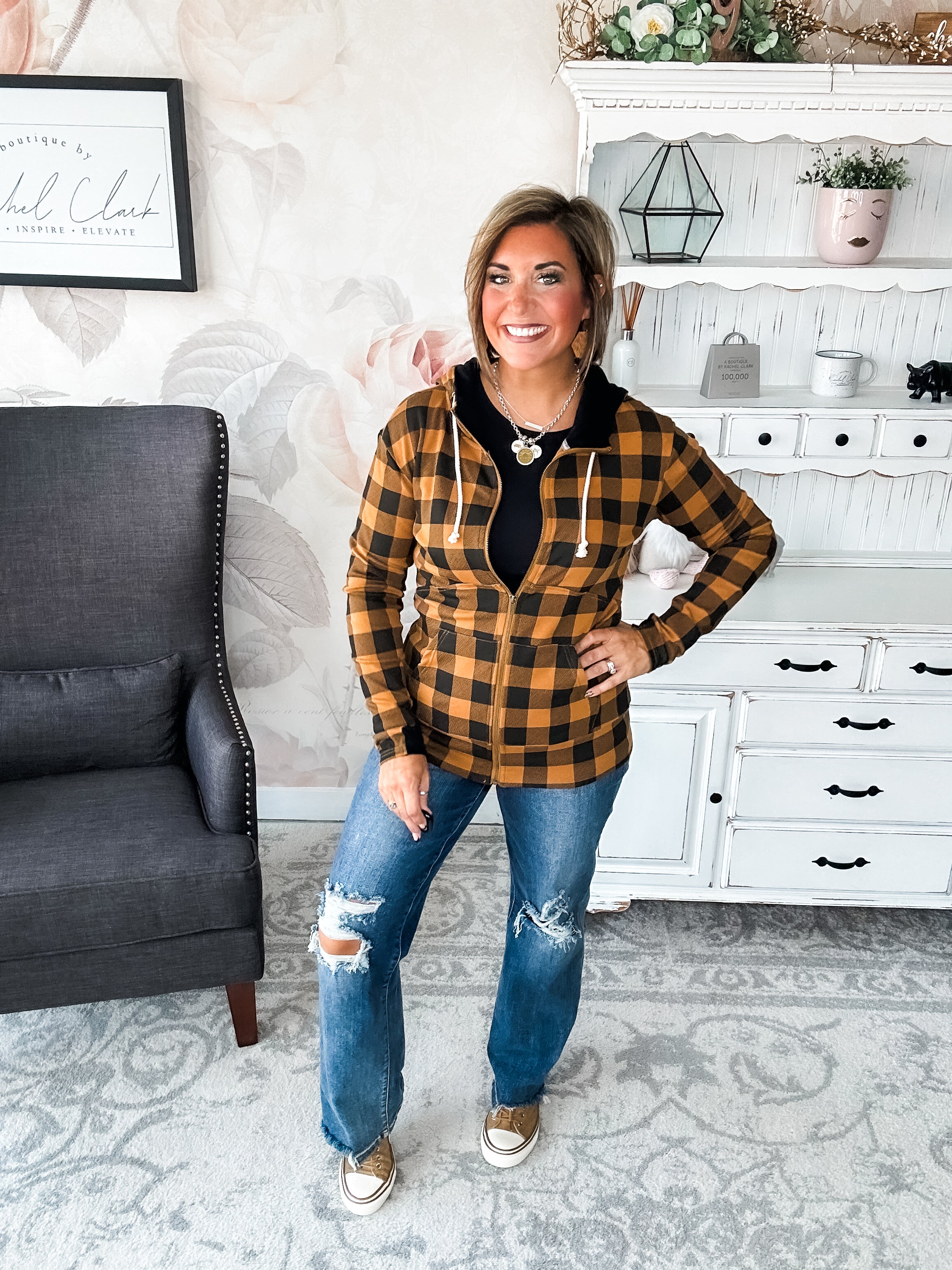 Ampersand Avenue Fullzip Sweatshirt Out of the Woods