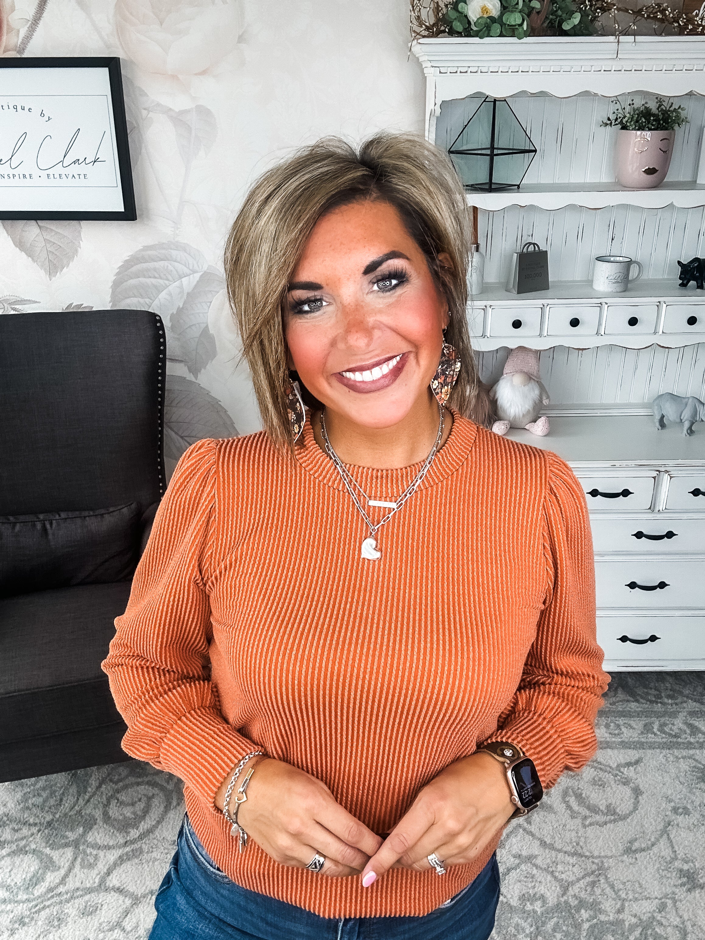 Share My Secret Pullover - Rust