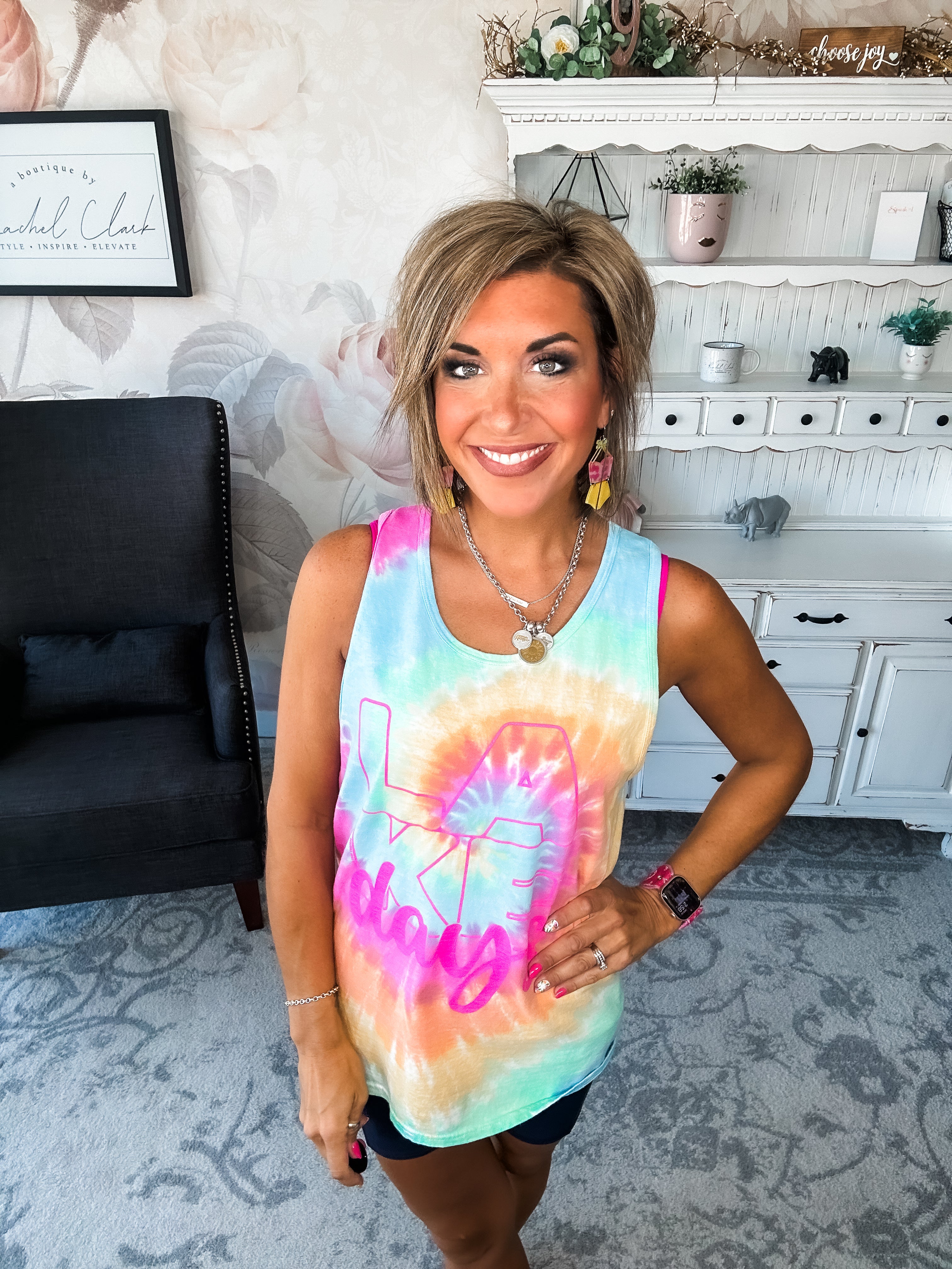 Lake Days Graphic Tank