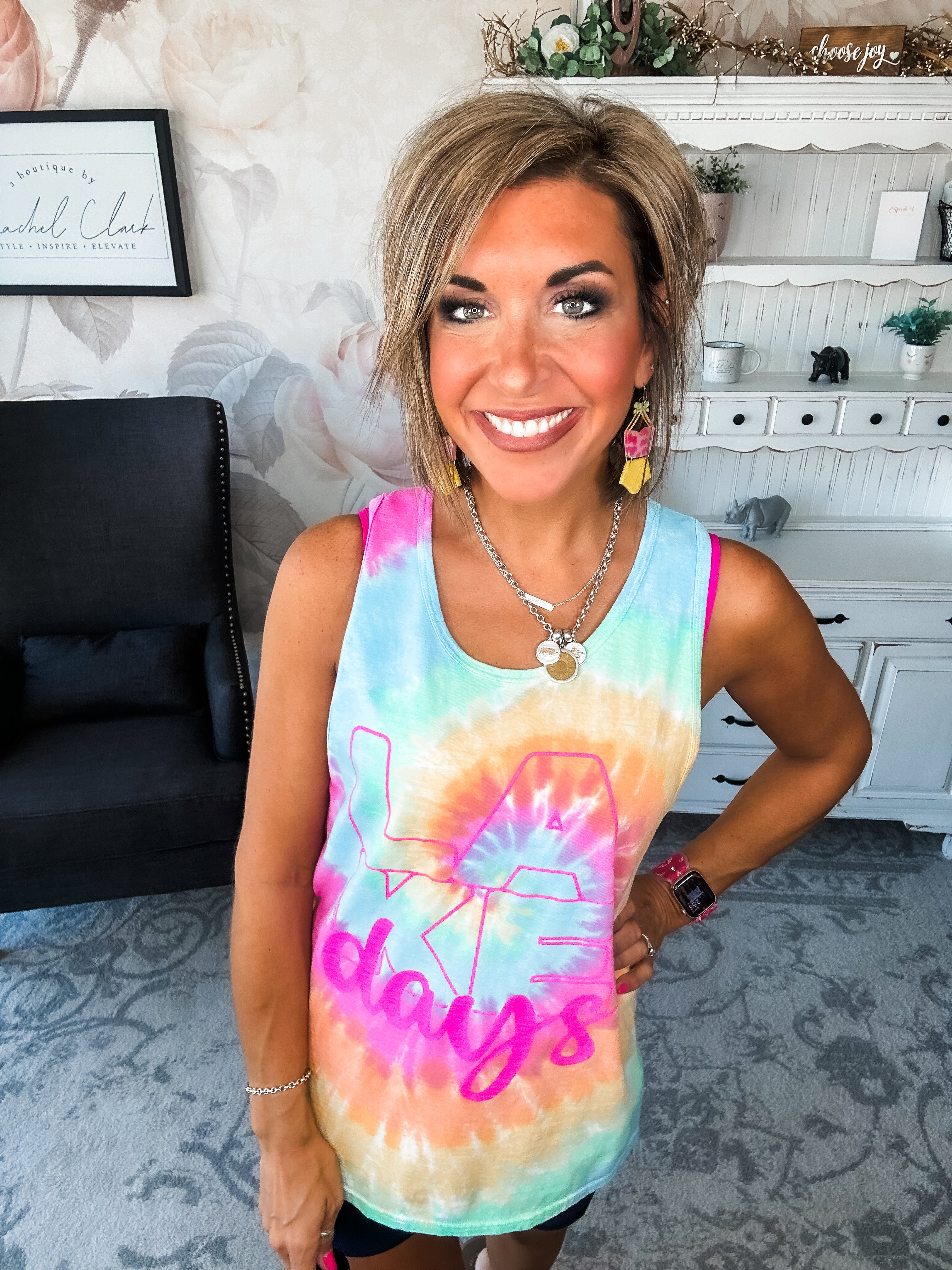 Lake Days Graphic Tank