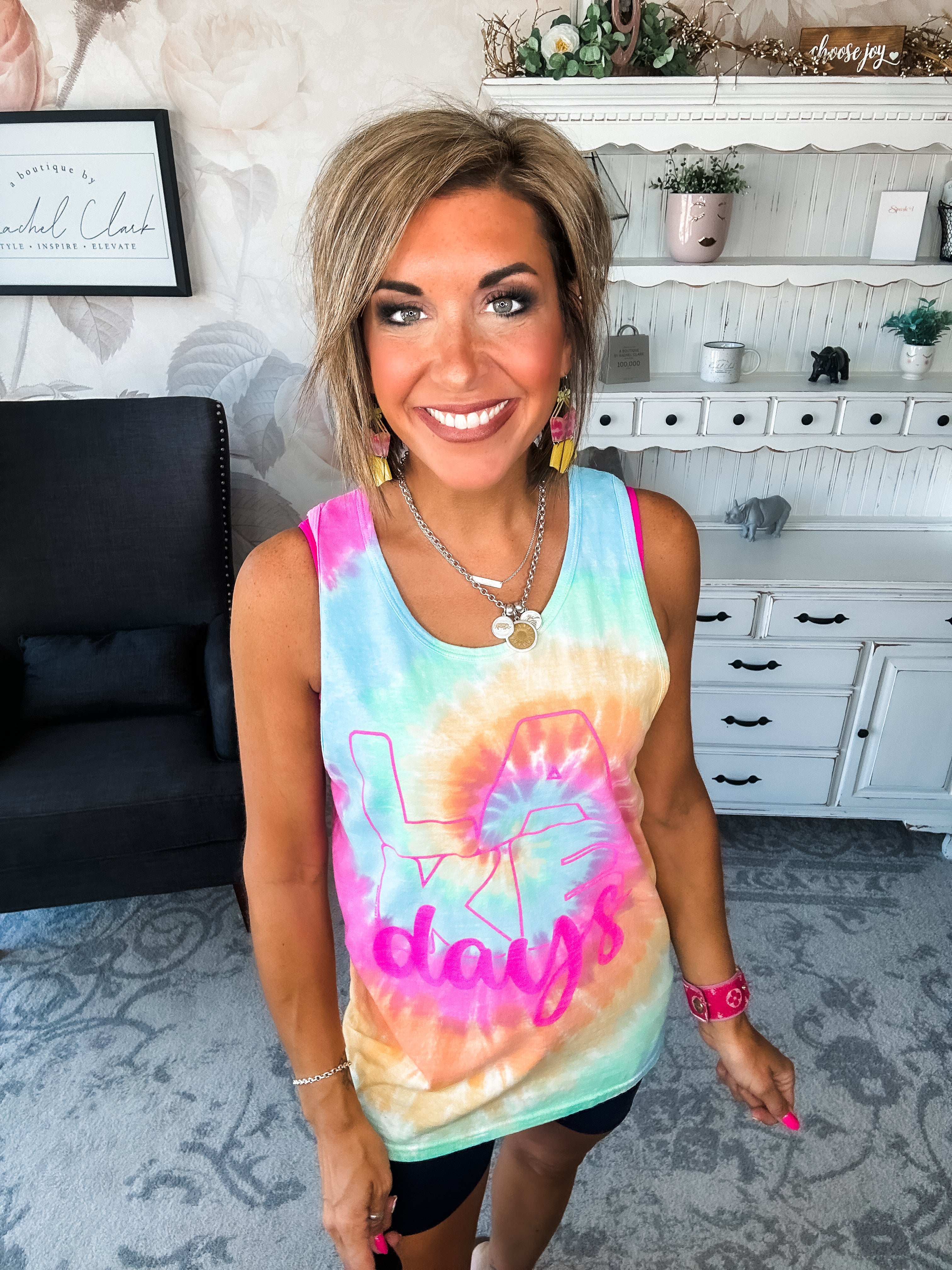 Lake Days Graphic Tank