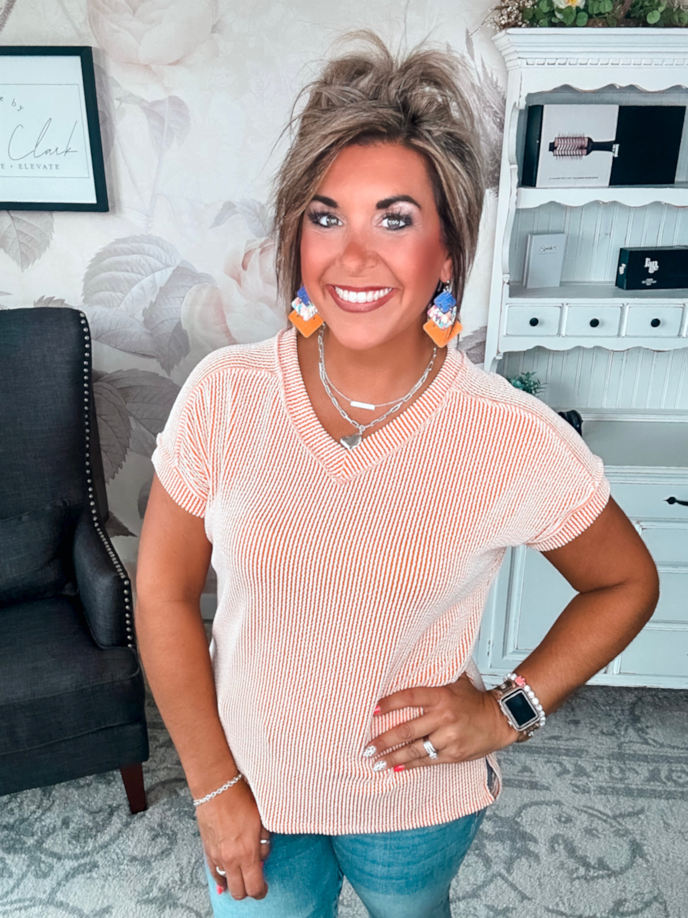 So Worth It Short Sleeve Tee - Sunkist