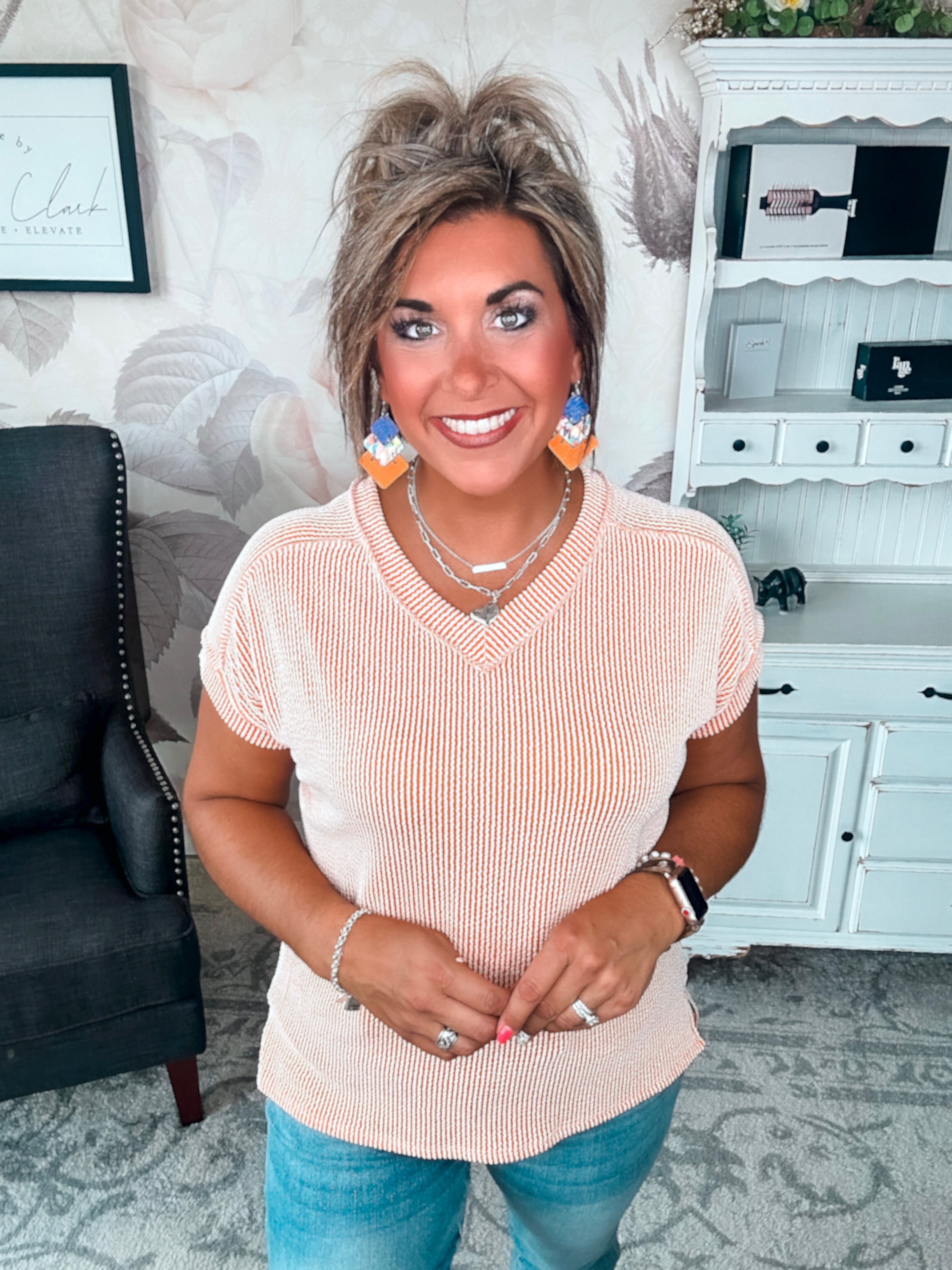 So Worth It Short Sleeve Tee - Sunkist