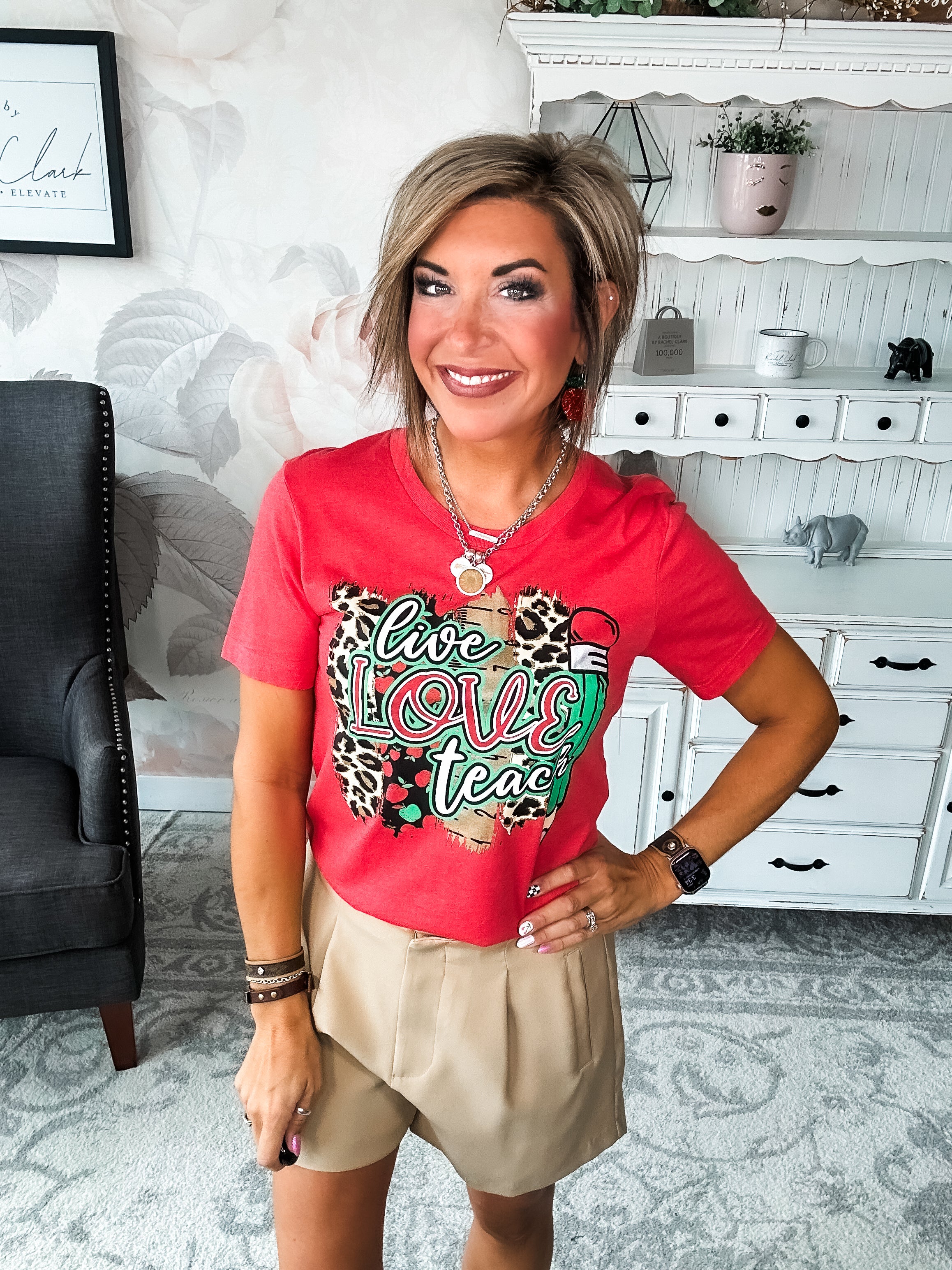 Live Love Teach Graphic Tee