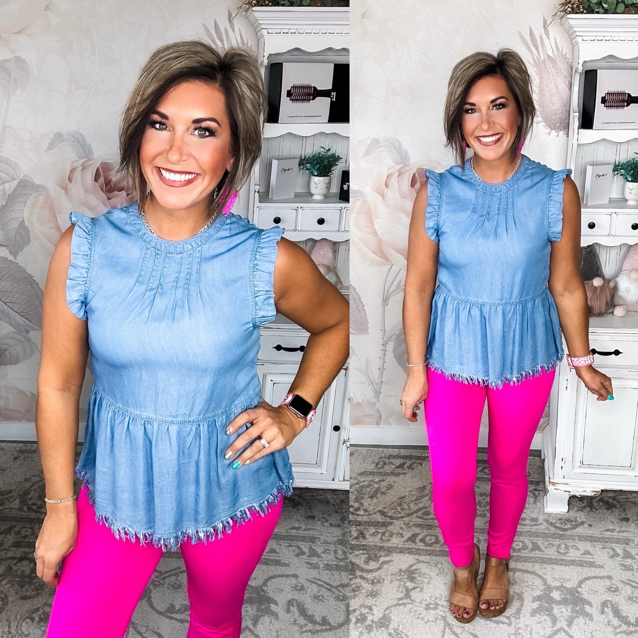 High Expectations Top - Medium Wash