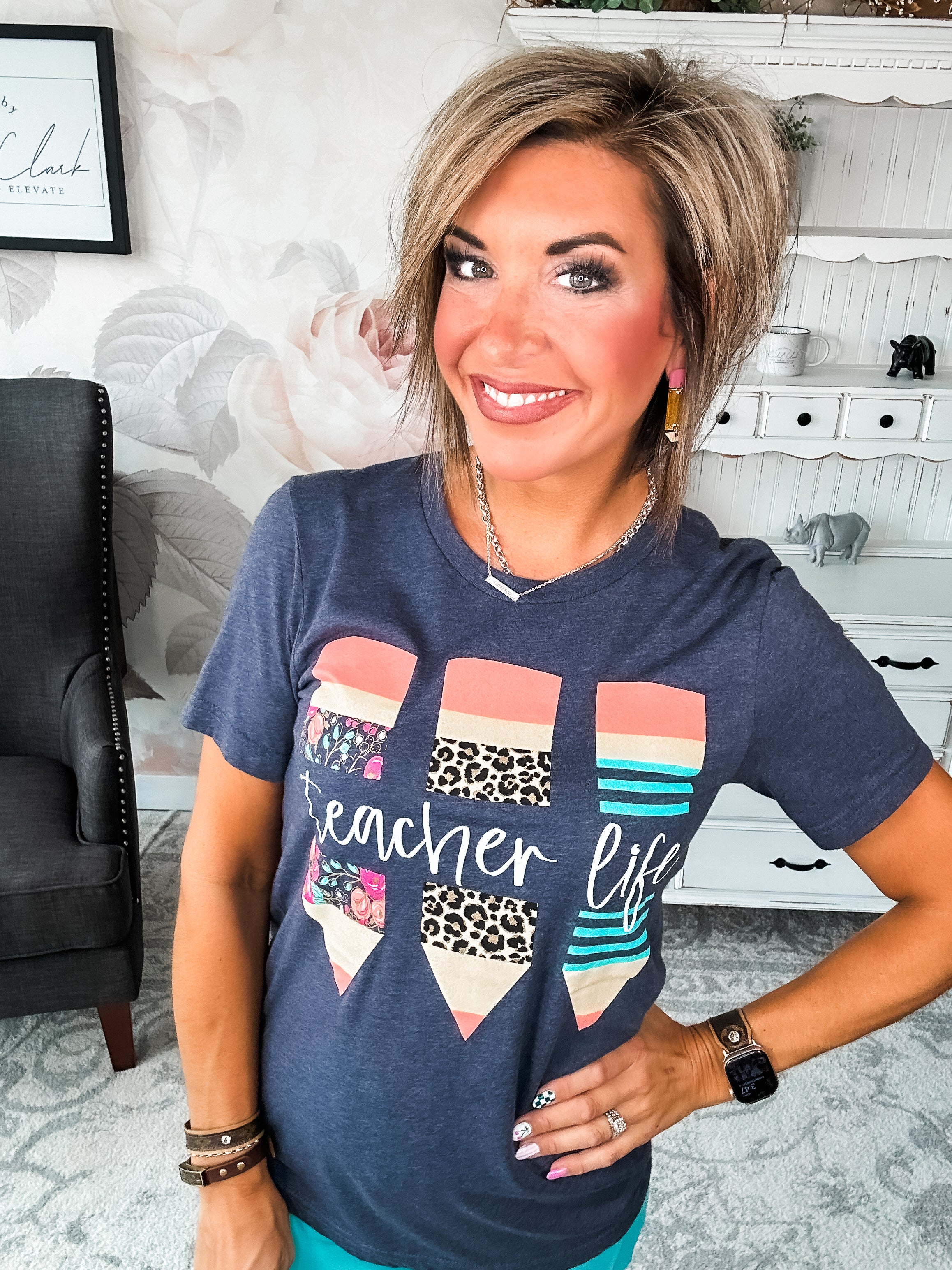 Teacher Life Graphic Tee