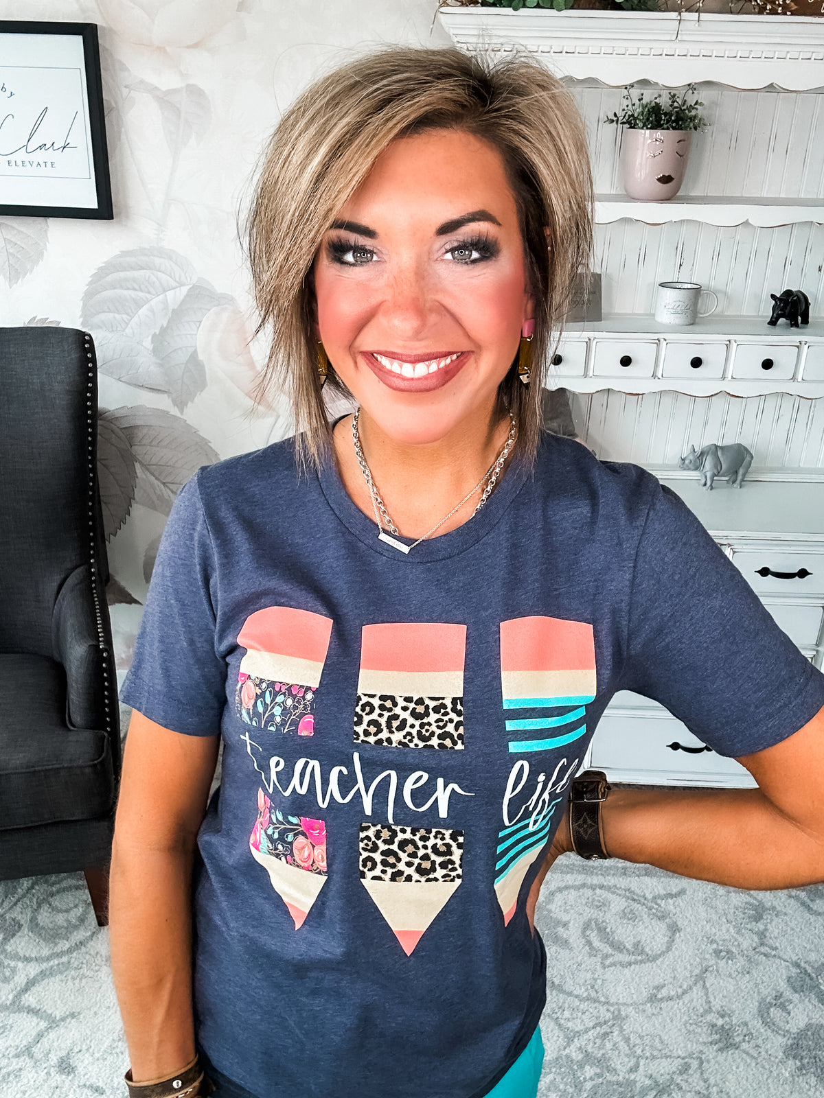 Teacher Life Graphic Tee