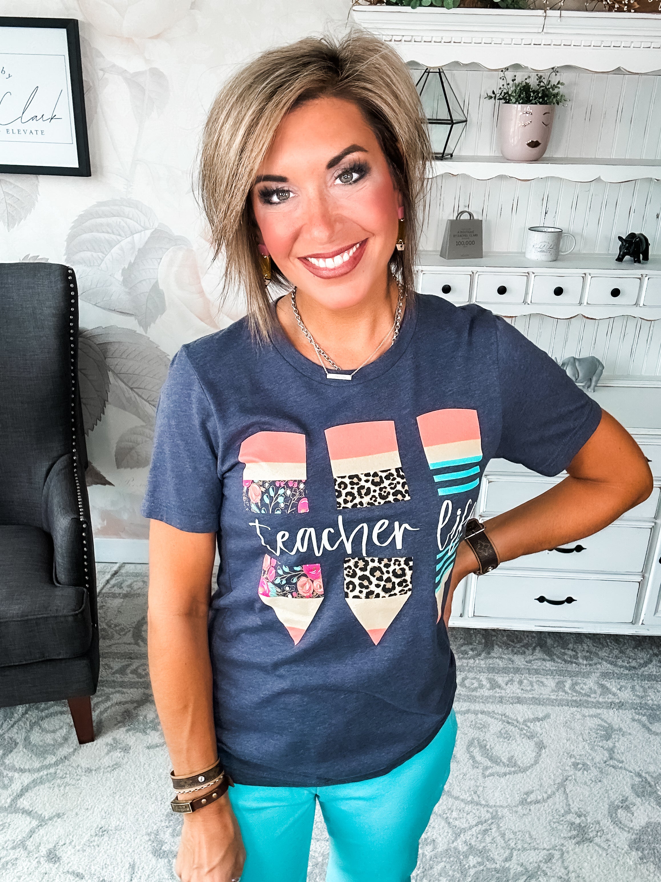 Teacher Life Graphic Tee