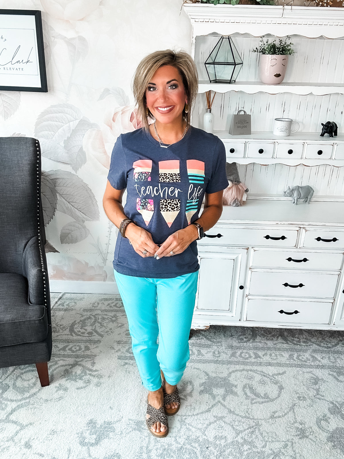 Teacher Life Graphic Tee