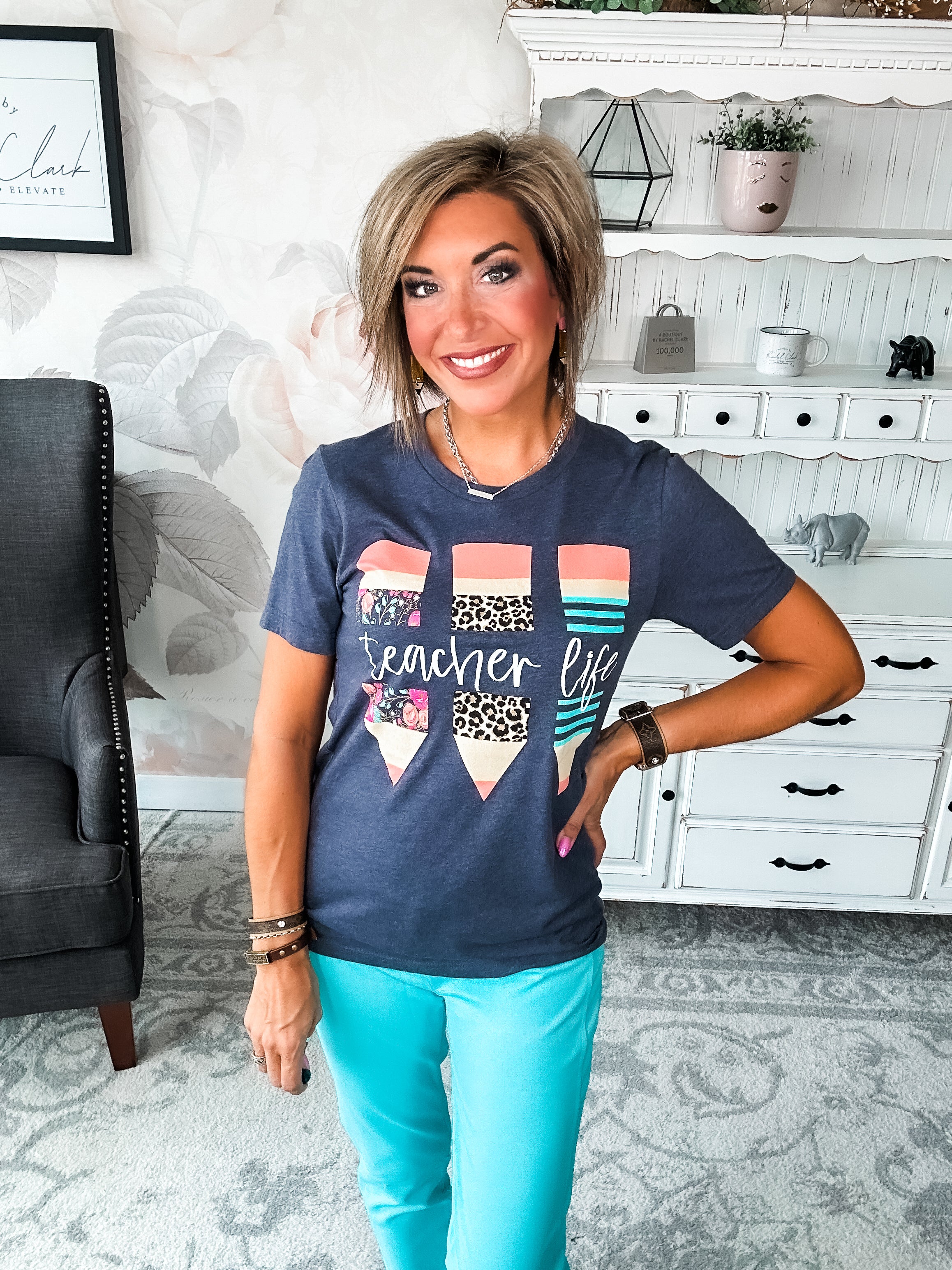 Teacher Life Graphic Tee