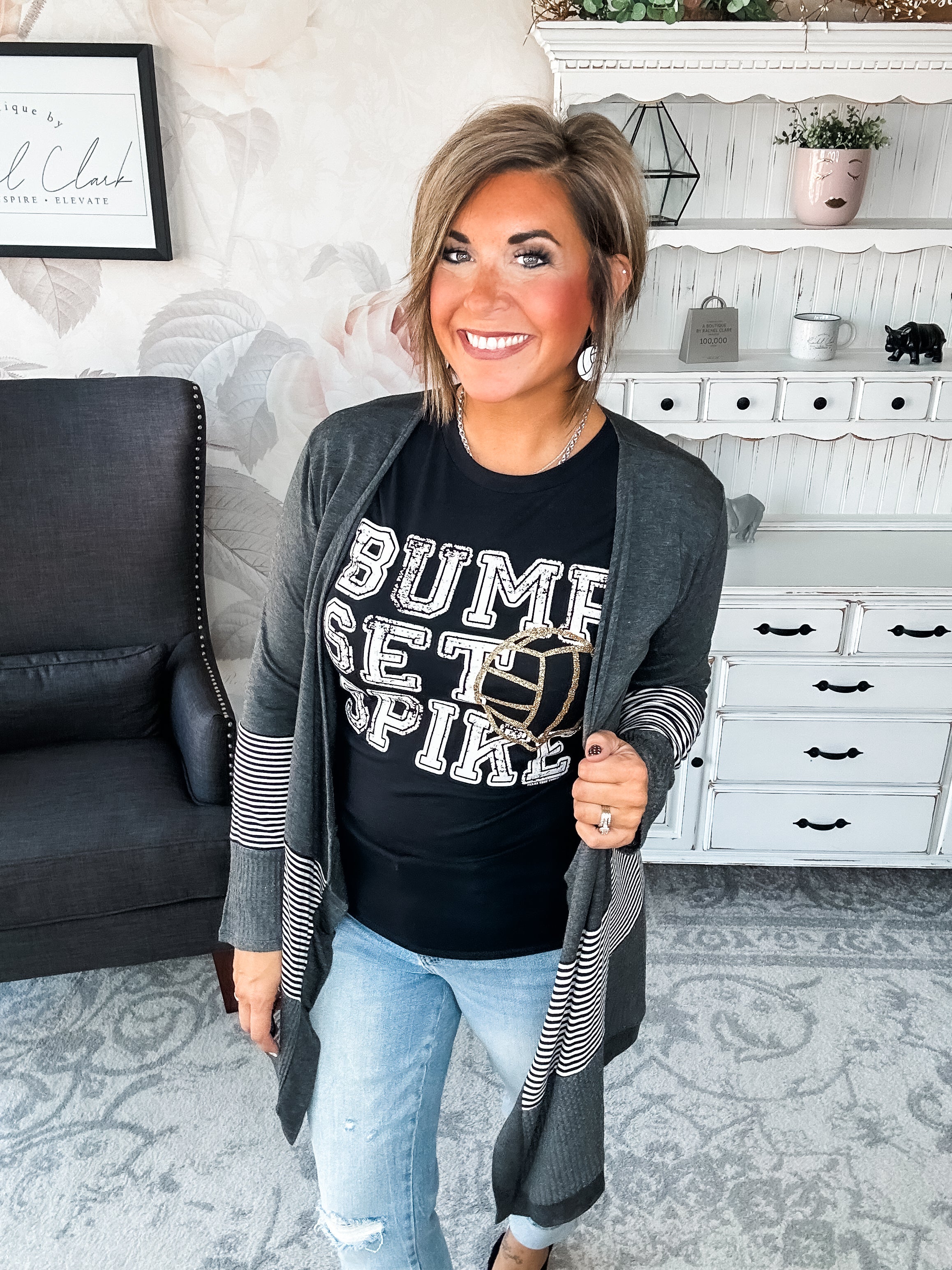 Bump, Set, Spike Graphic Tee
