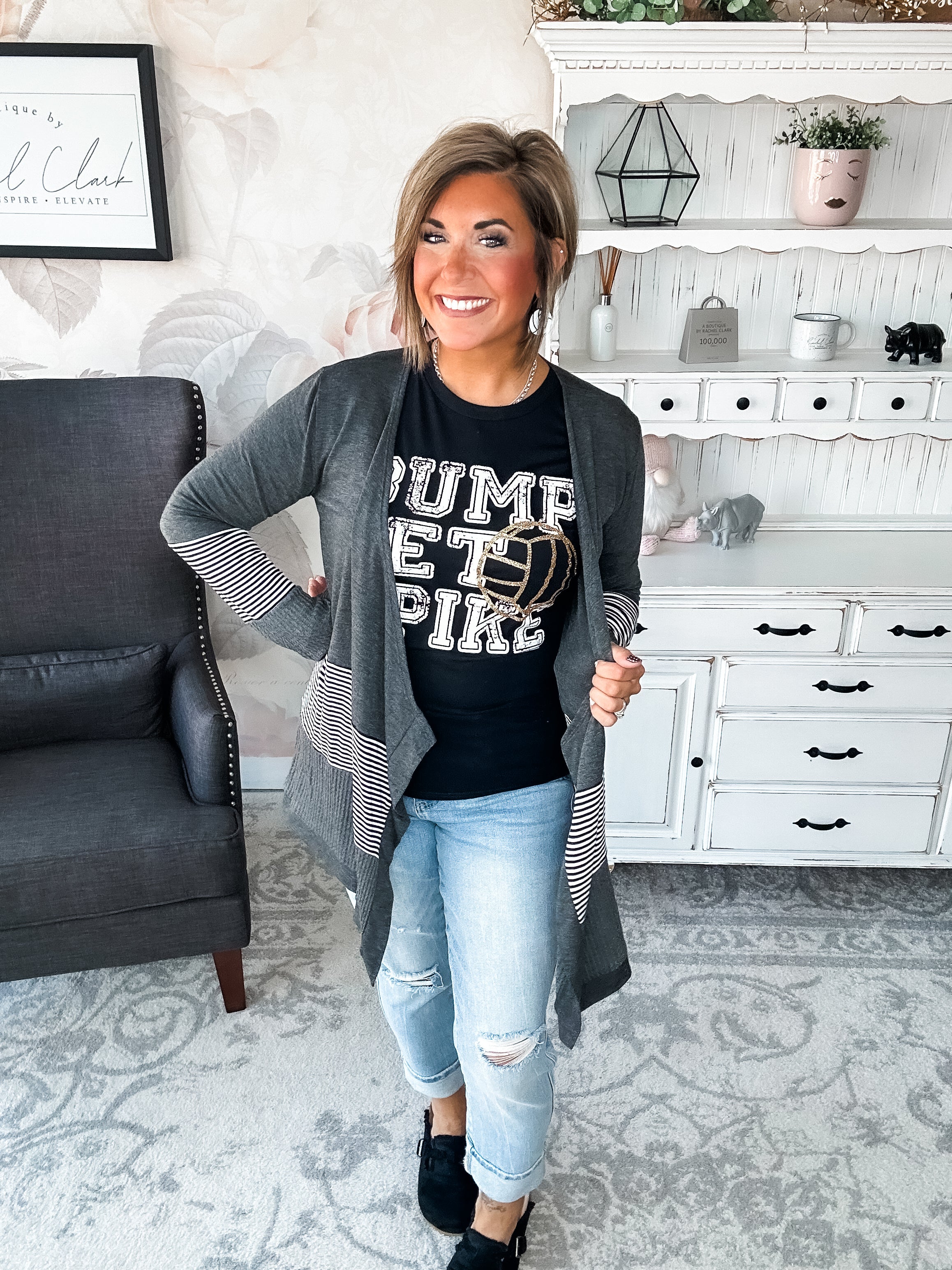 Bump, Set, Spike Graphic Tee