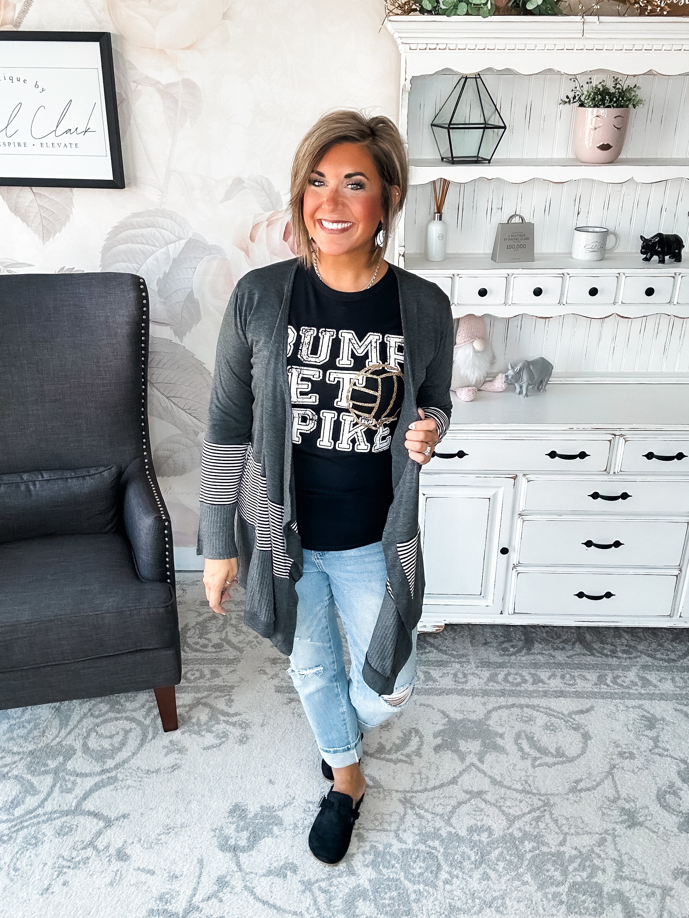 Bump, Set, Spike Graphic Tee