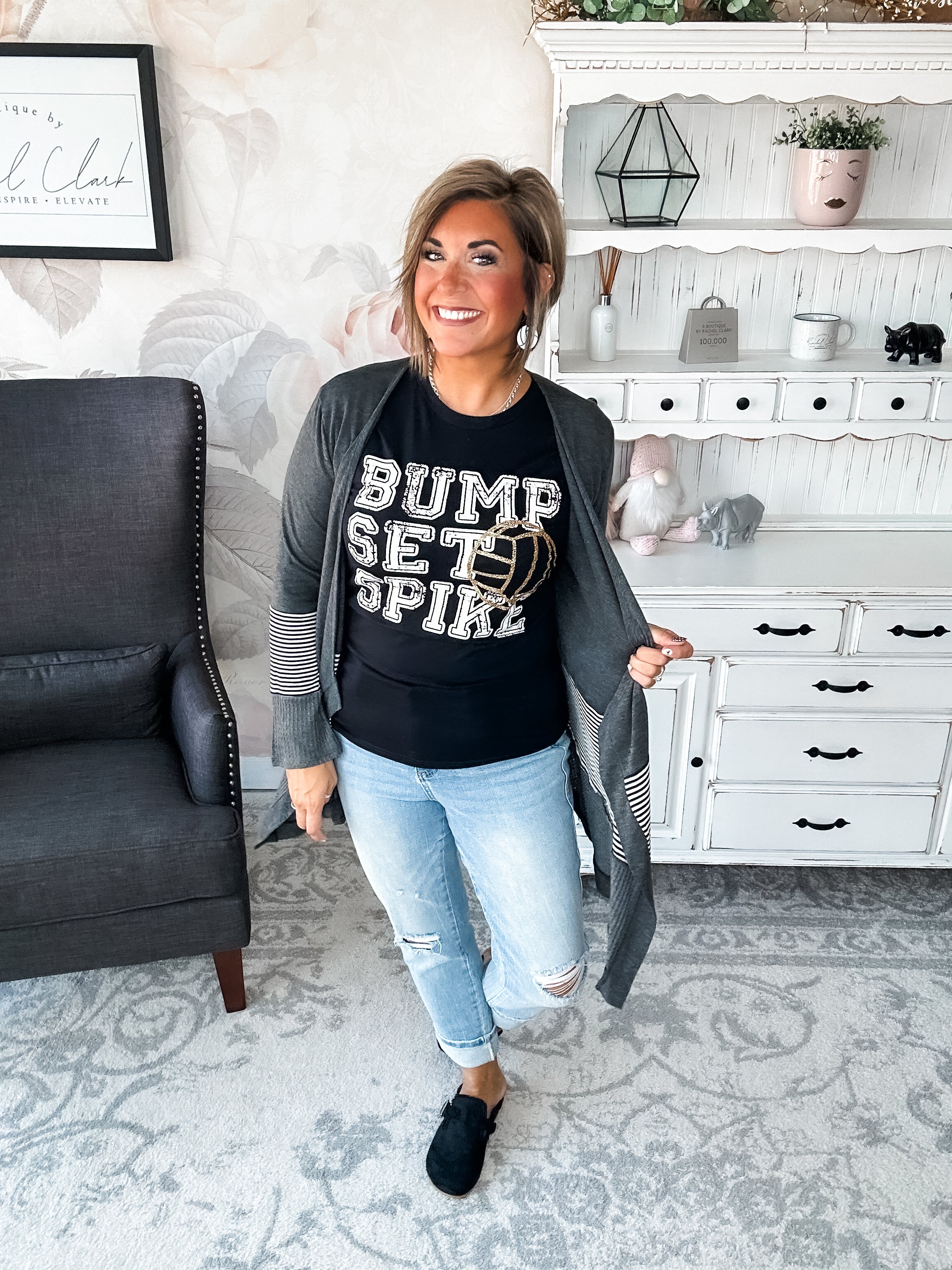 Bump, Set, Spike Graphic Tee