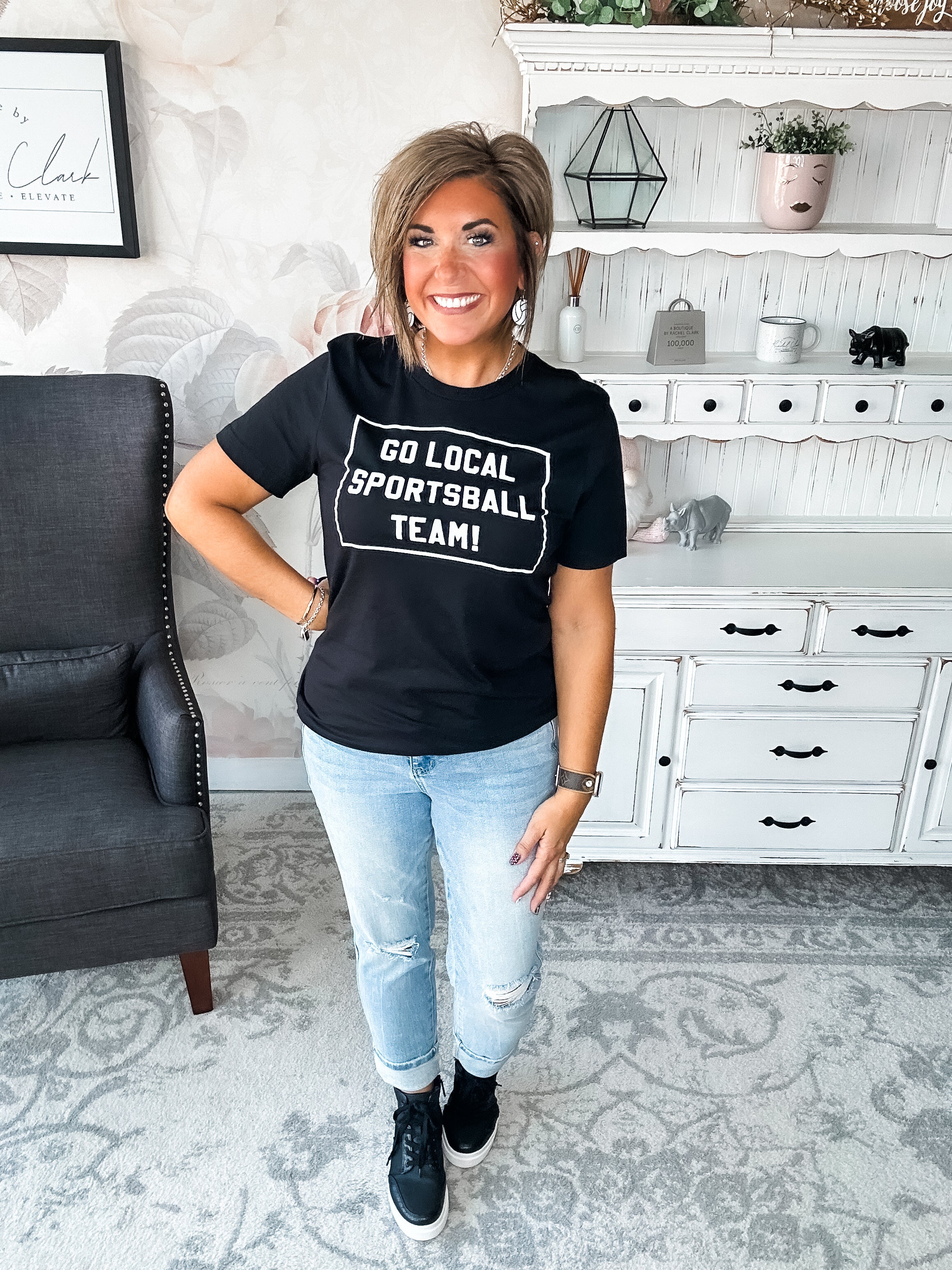 Go Local Sportsball Team Graphic Tee