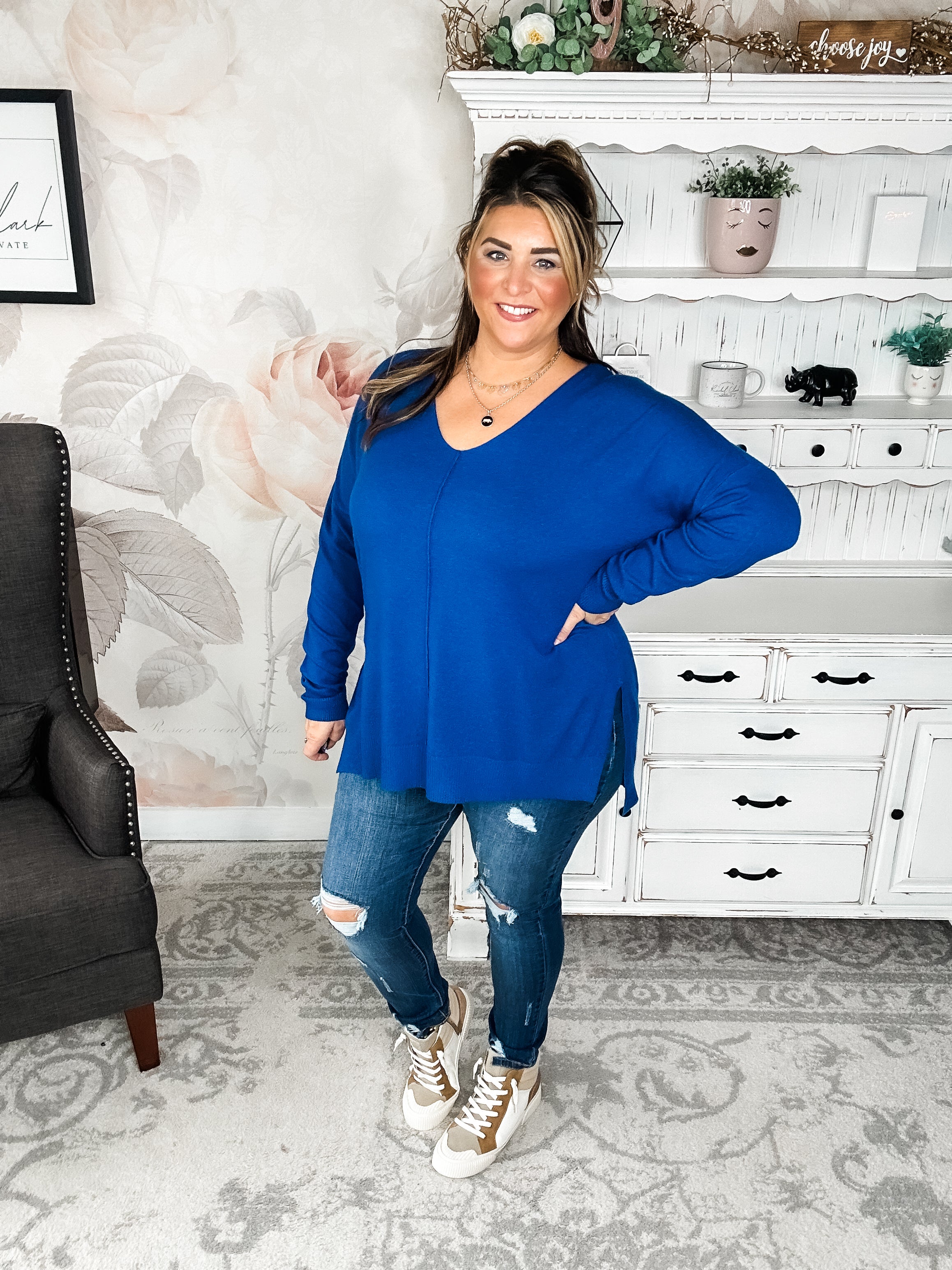 BLACK FRIDAY EXCLUSIVE - Blackout Breezer Sweater - Beige