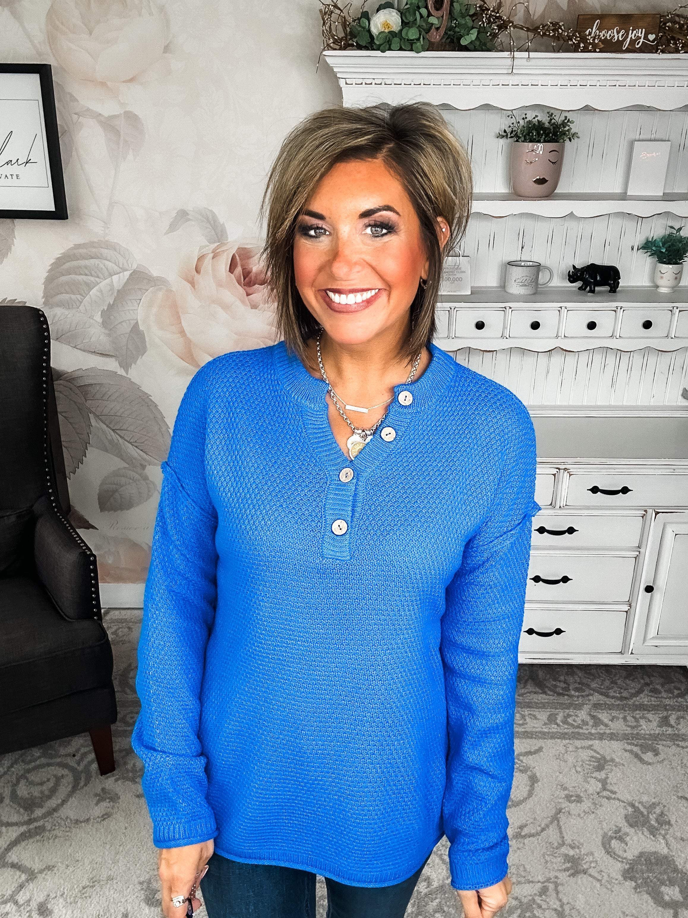 BLACK FRIDAY EXCLUSIVE - Sunrise Sprinter Sweater - Ocean Blue