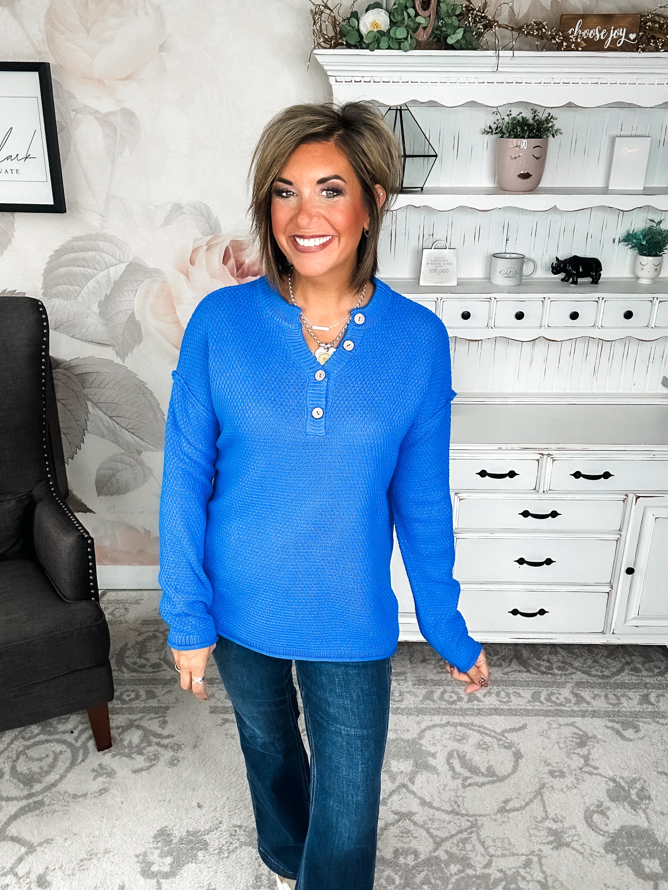 BLACK FRIDAY EXCLUSIVE - Sunrise Sprinter Sweater - Ocean Blue