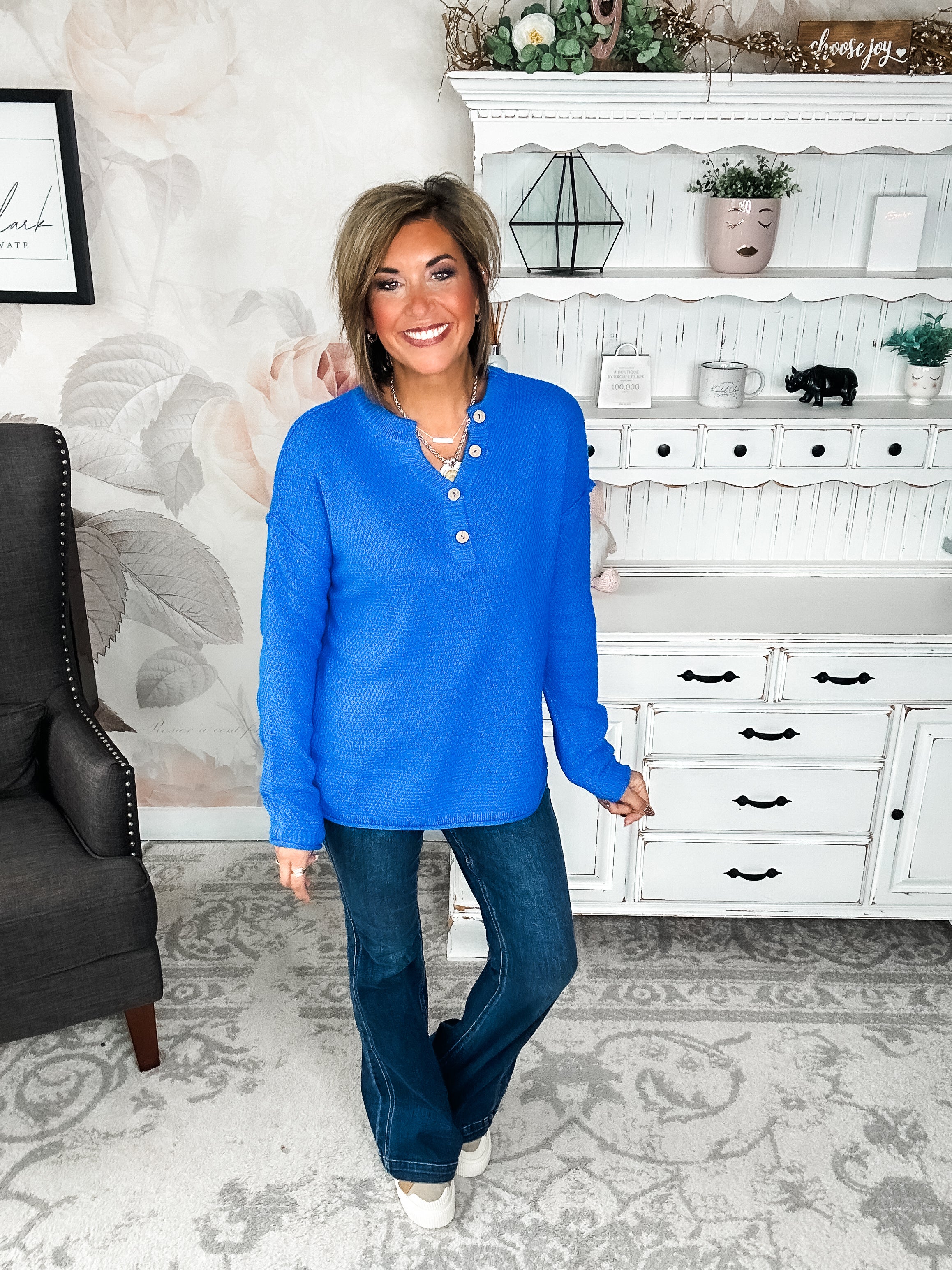 BLACK FRIDAY EXCLUSIVE - Sunrise Sprinter Sweater - Ocean Blue