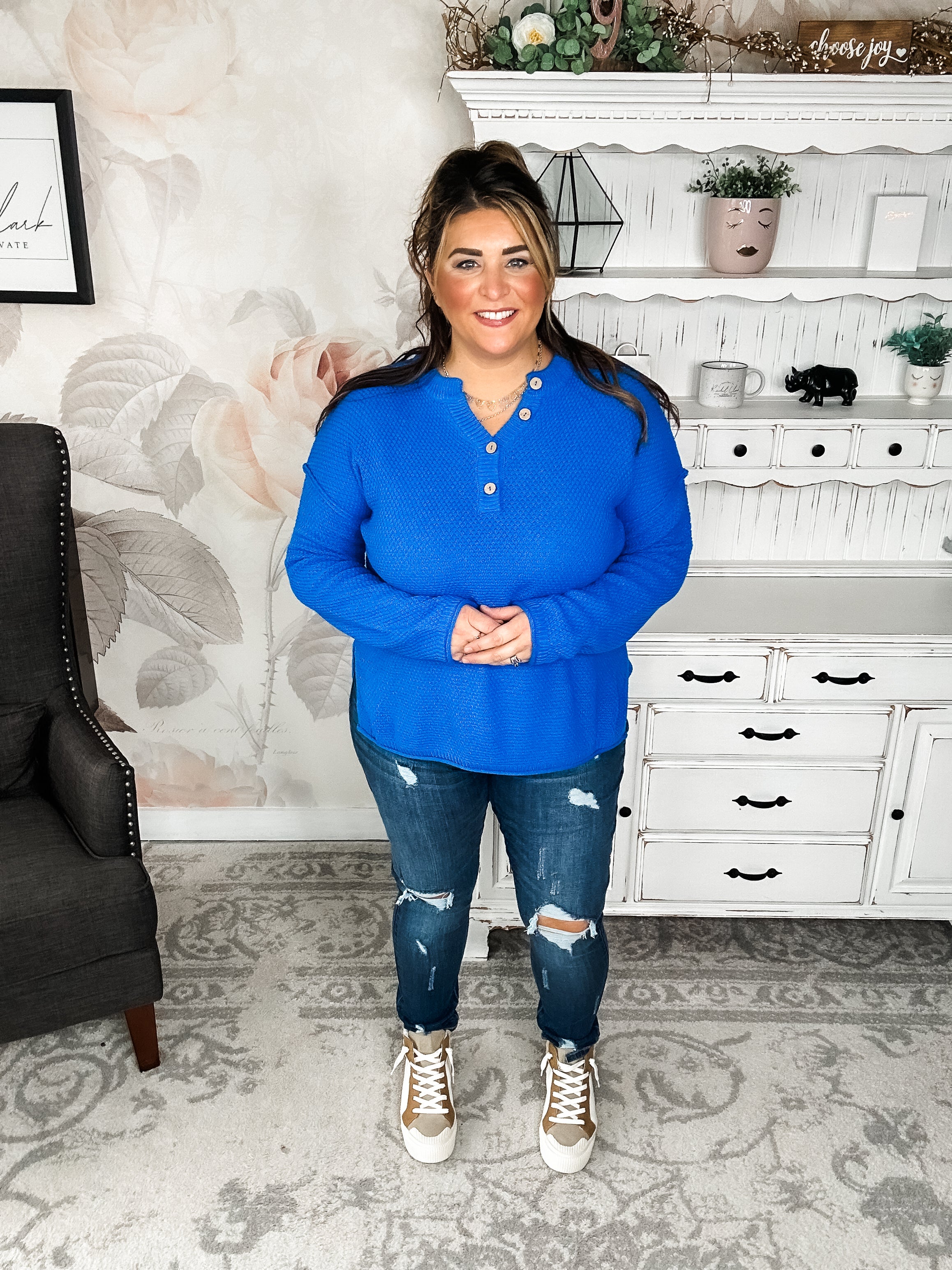 Sunrise Sprinter Sweater - Ocean Blue